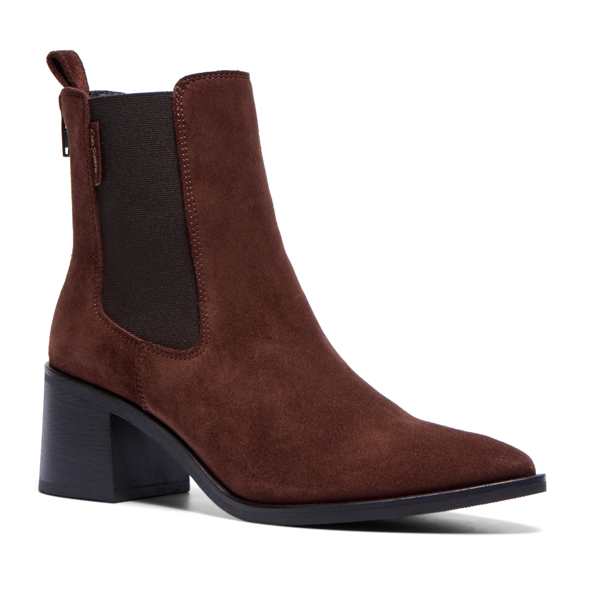 Olmia Brown Suede Ankle Boot