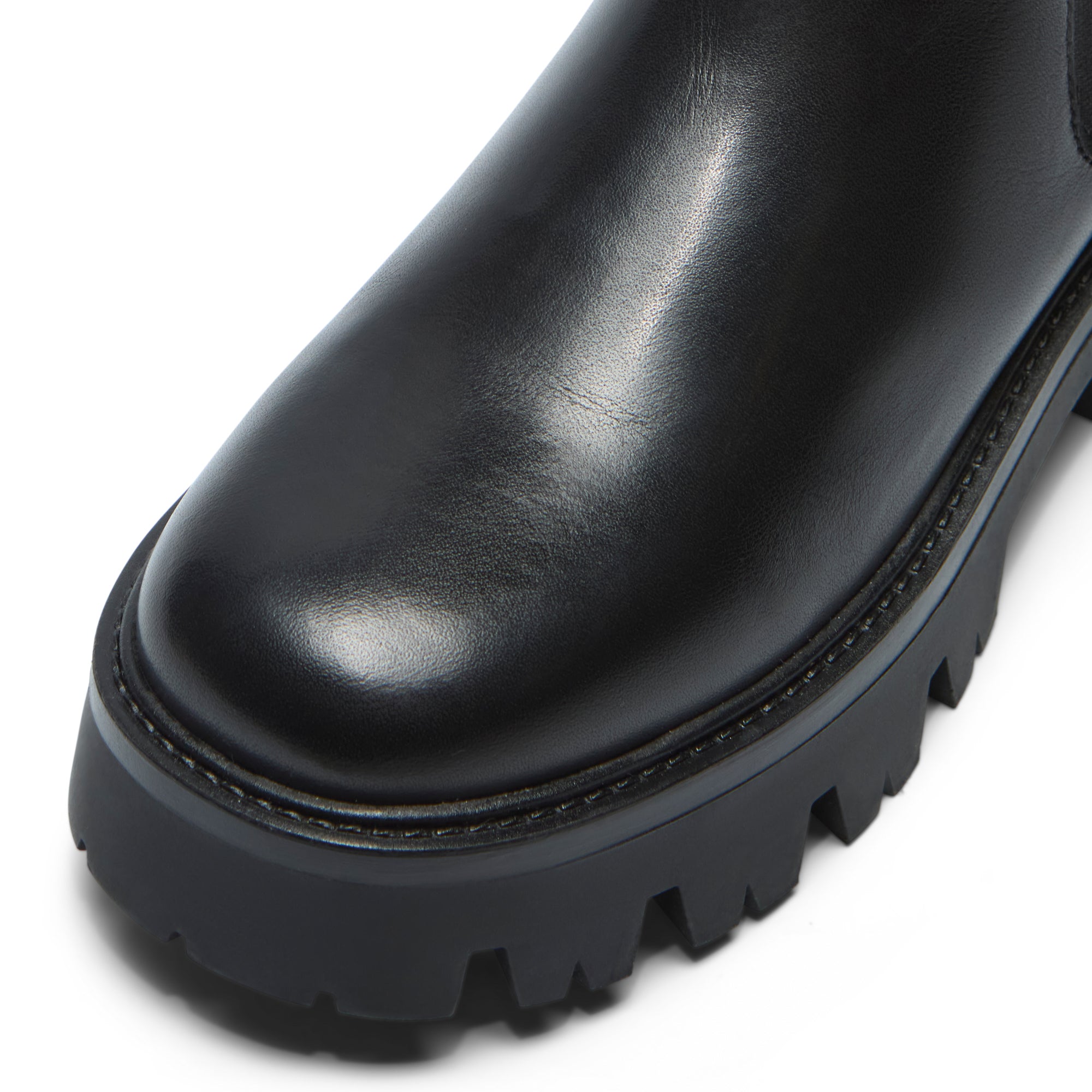 Passione Black Leather Ankle Boot