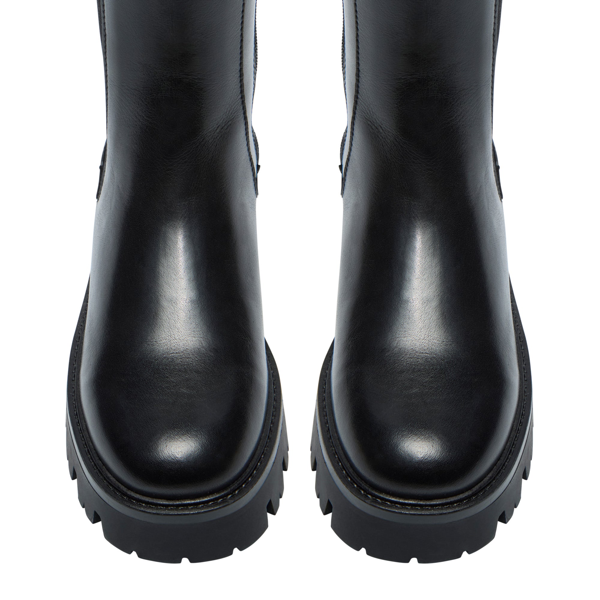 Passione Black Leather Ankle Boot