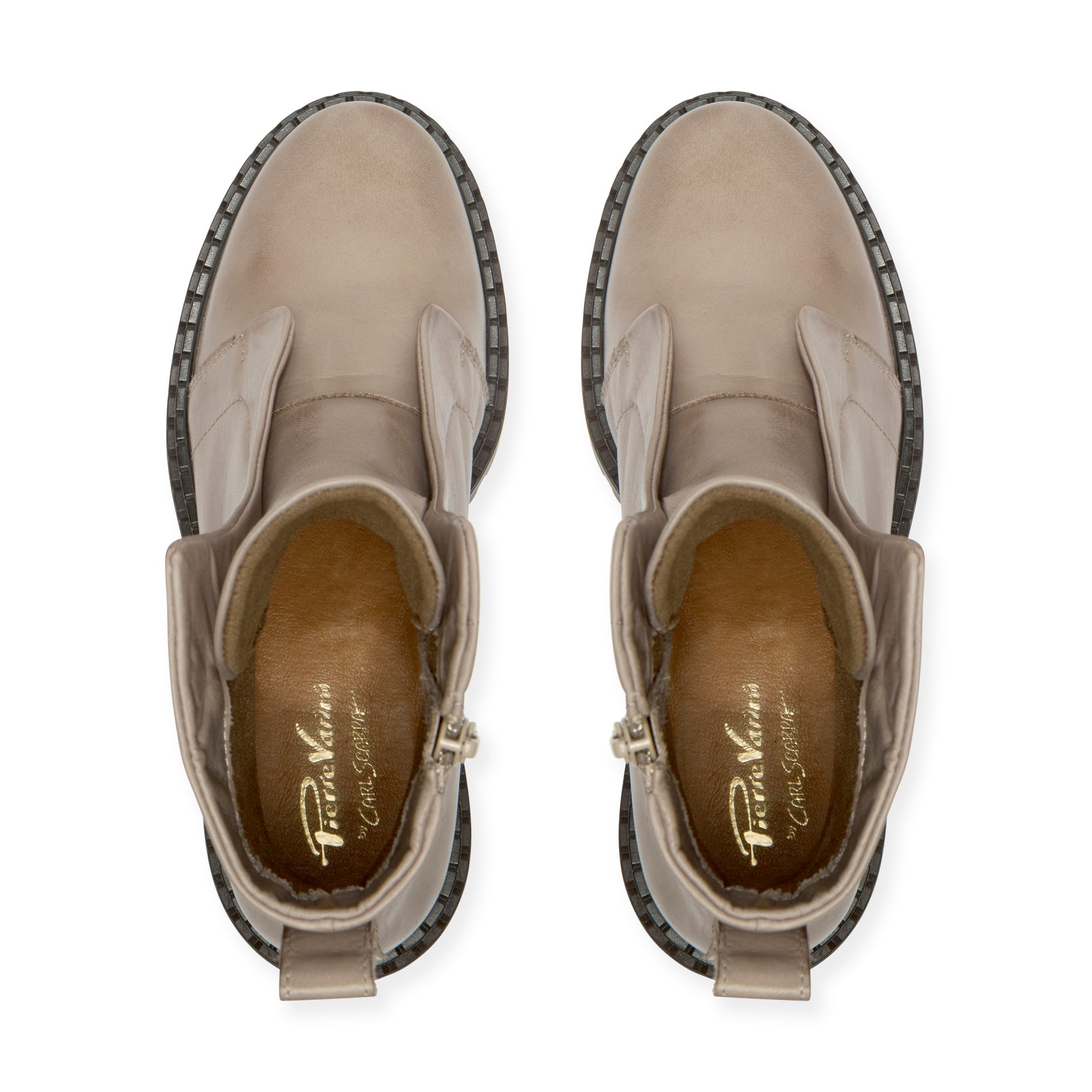 Fiave Beige Leather Ankle Boot