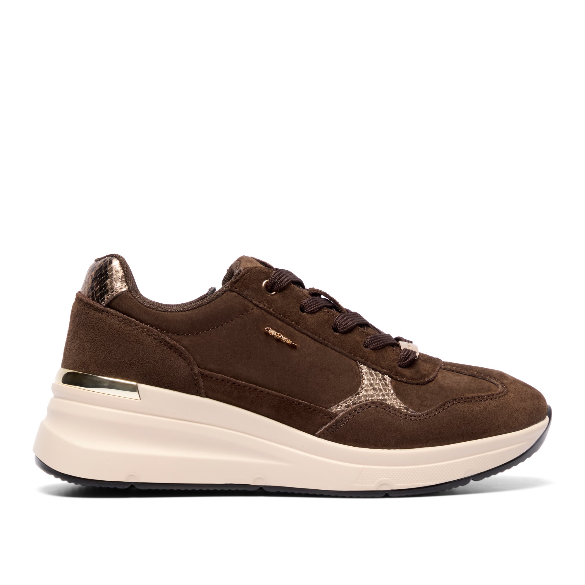 Mondiale Brown Suede Trainer