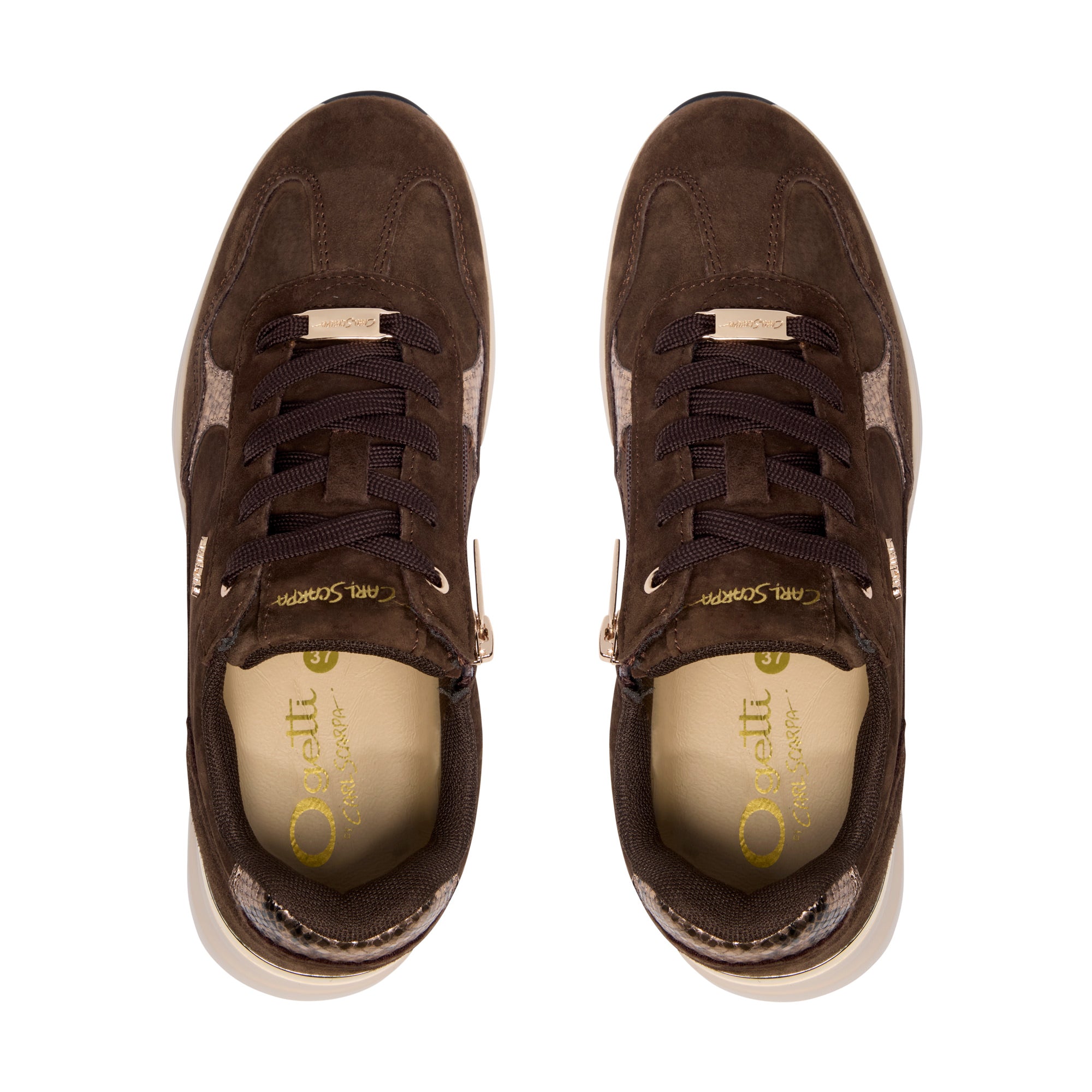 Mondiale Brown Suede Trainer