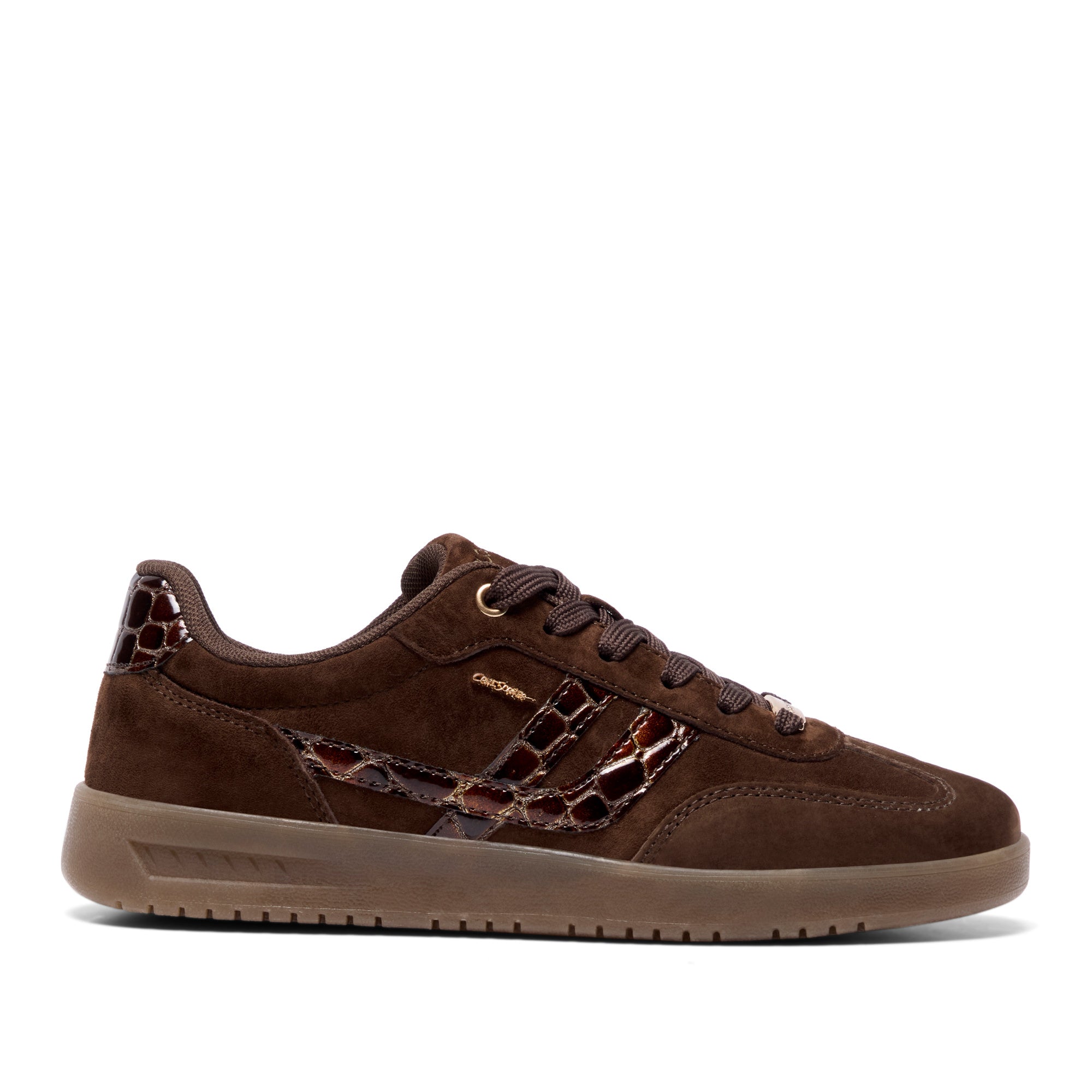 Pelizzano Brown Suede Trainer
