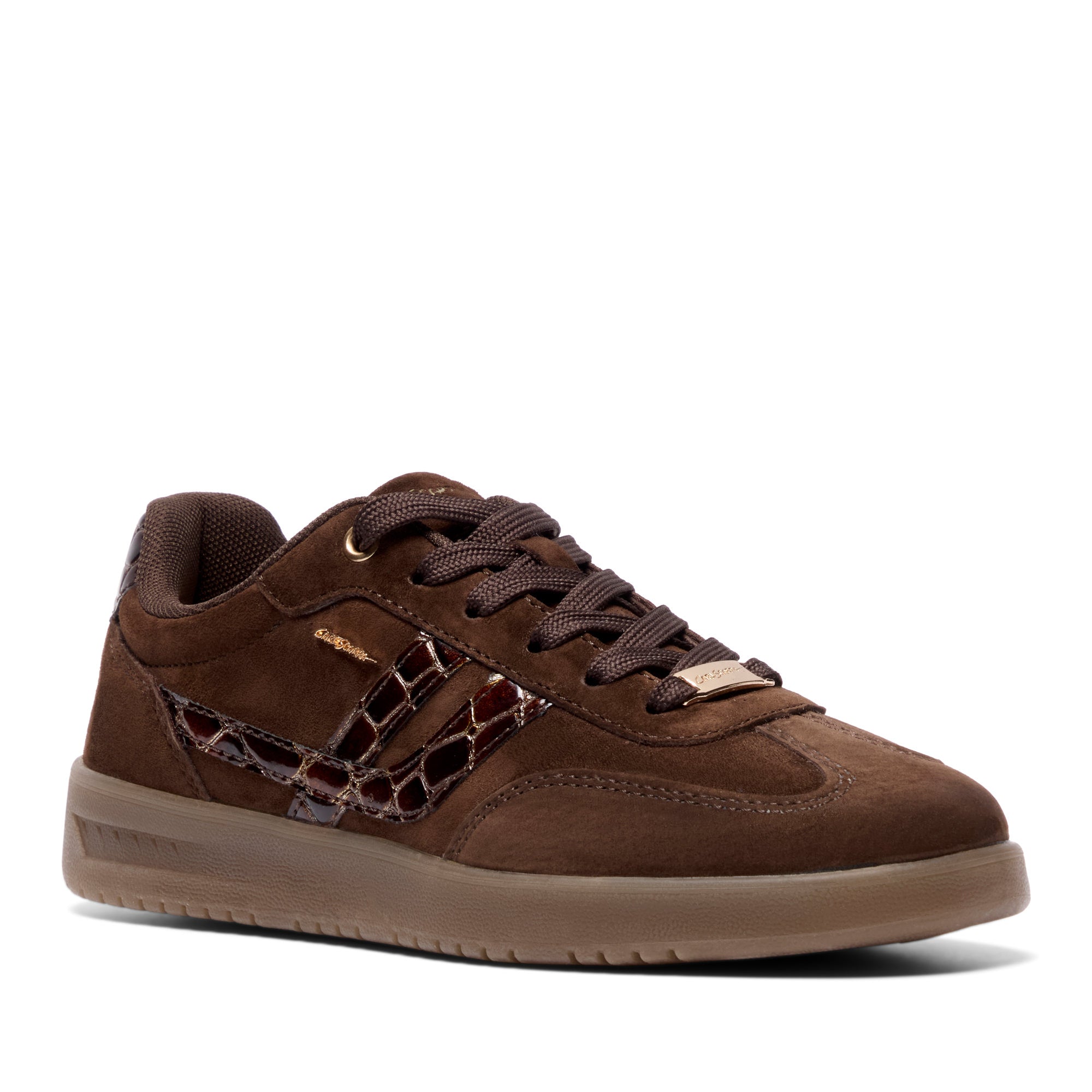 Pelizzano Brown Suede Trainer