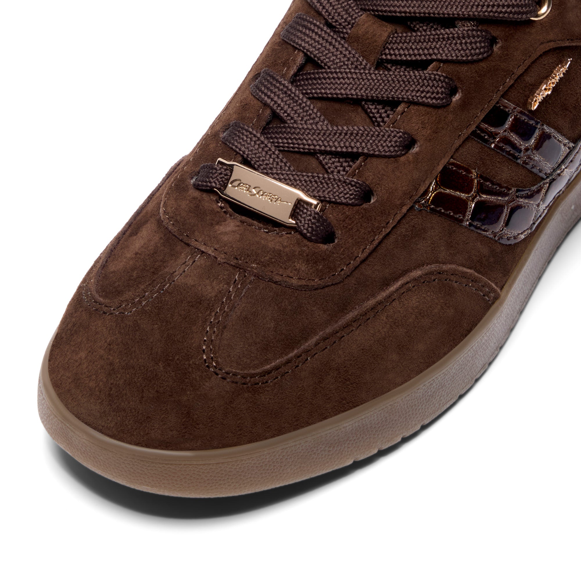 Pelizzano Brown Suede Trainer
