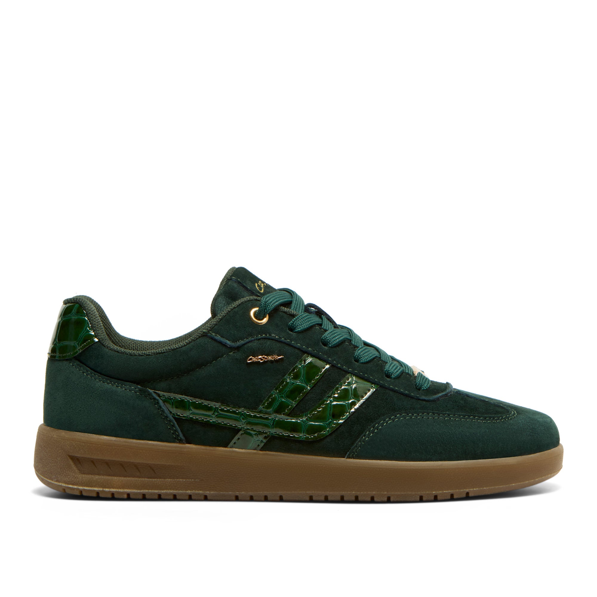 Pelizzano Green Suede Trainer
