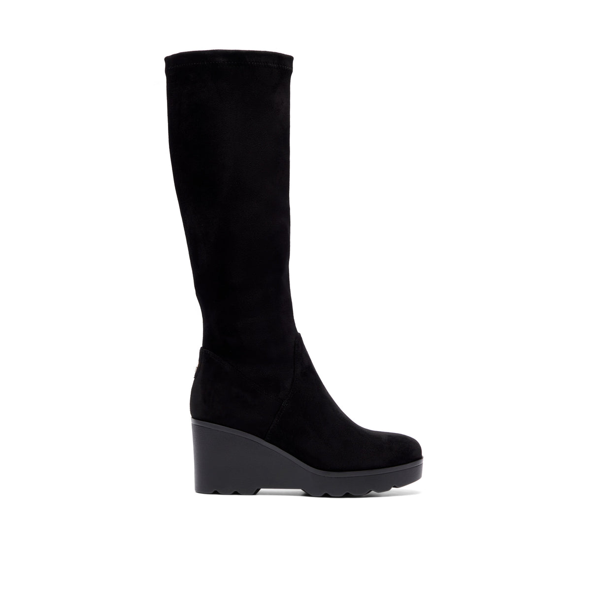 Corsetti Black Suede Knee High Boots
