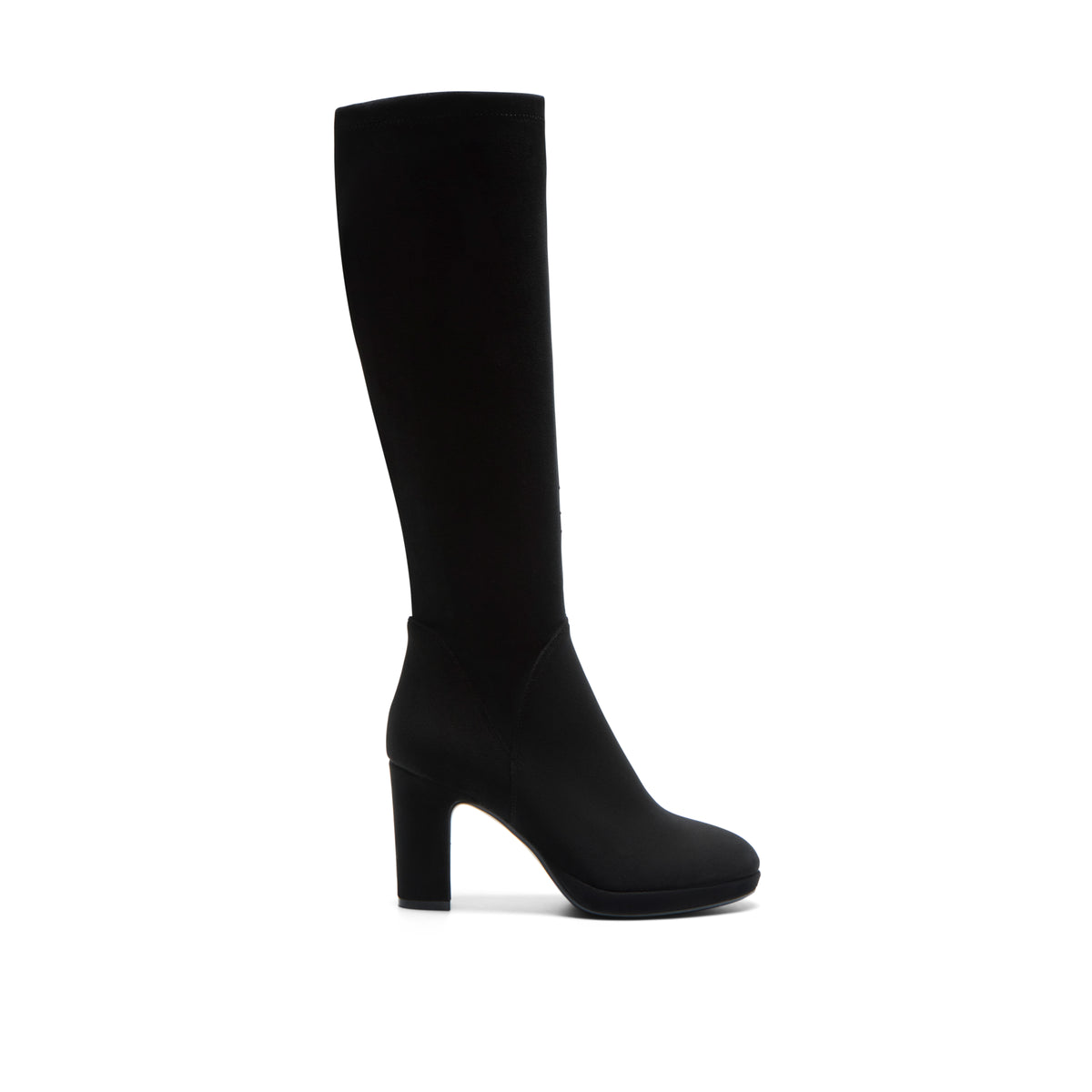 Fiorita Black Suede Knee High Boots
