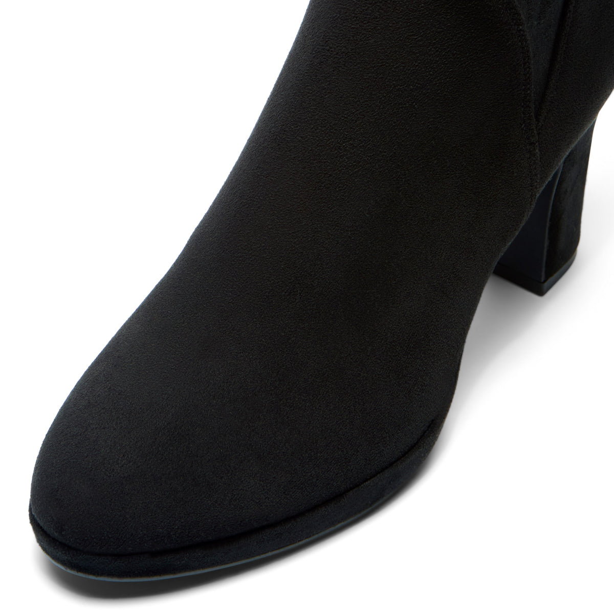 Fiorita Black Suede Knee High Boots