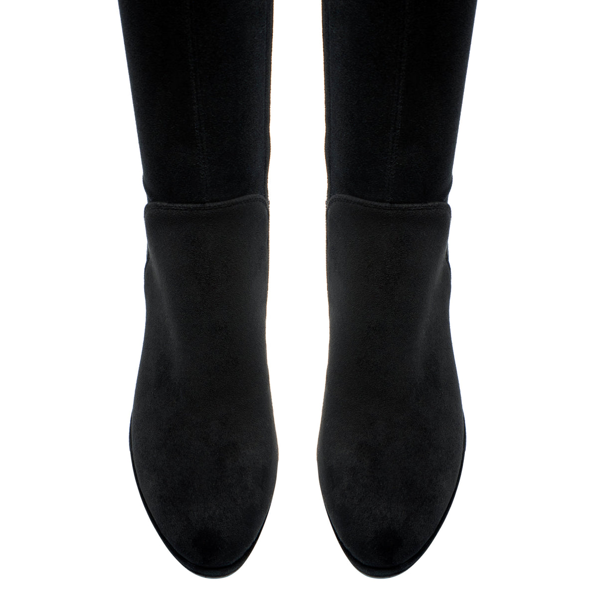 Fiorita Black Suede Knee High Boots