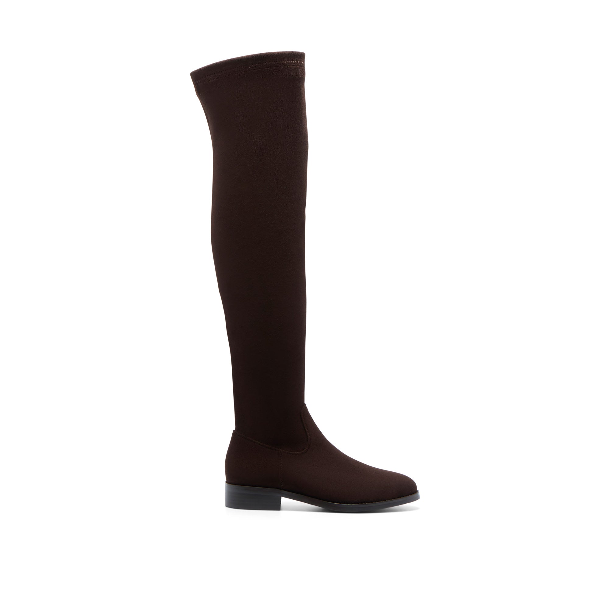 Amelynne Brown Suede Knee High Boots