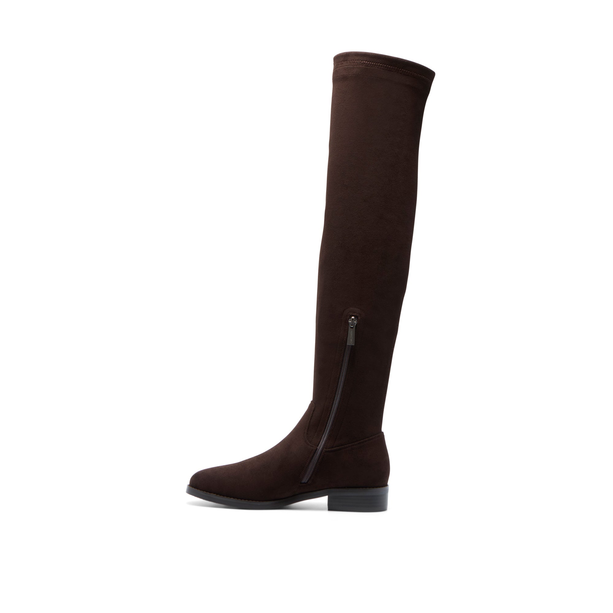 Amelynne Brown Suede Knee High Boots