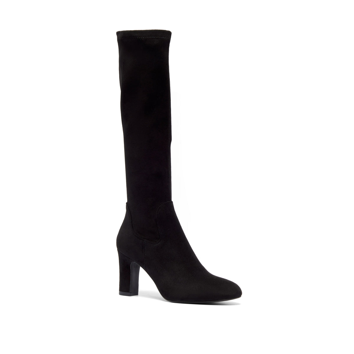 Castelli Black Suede Knee High Boots