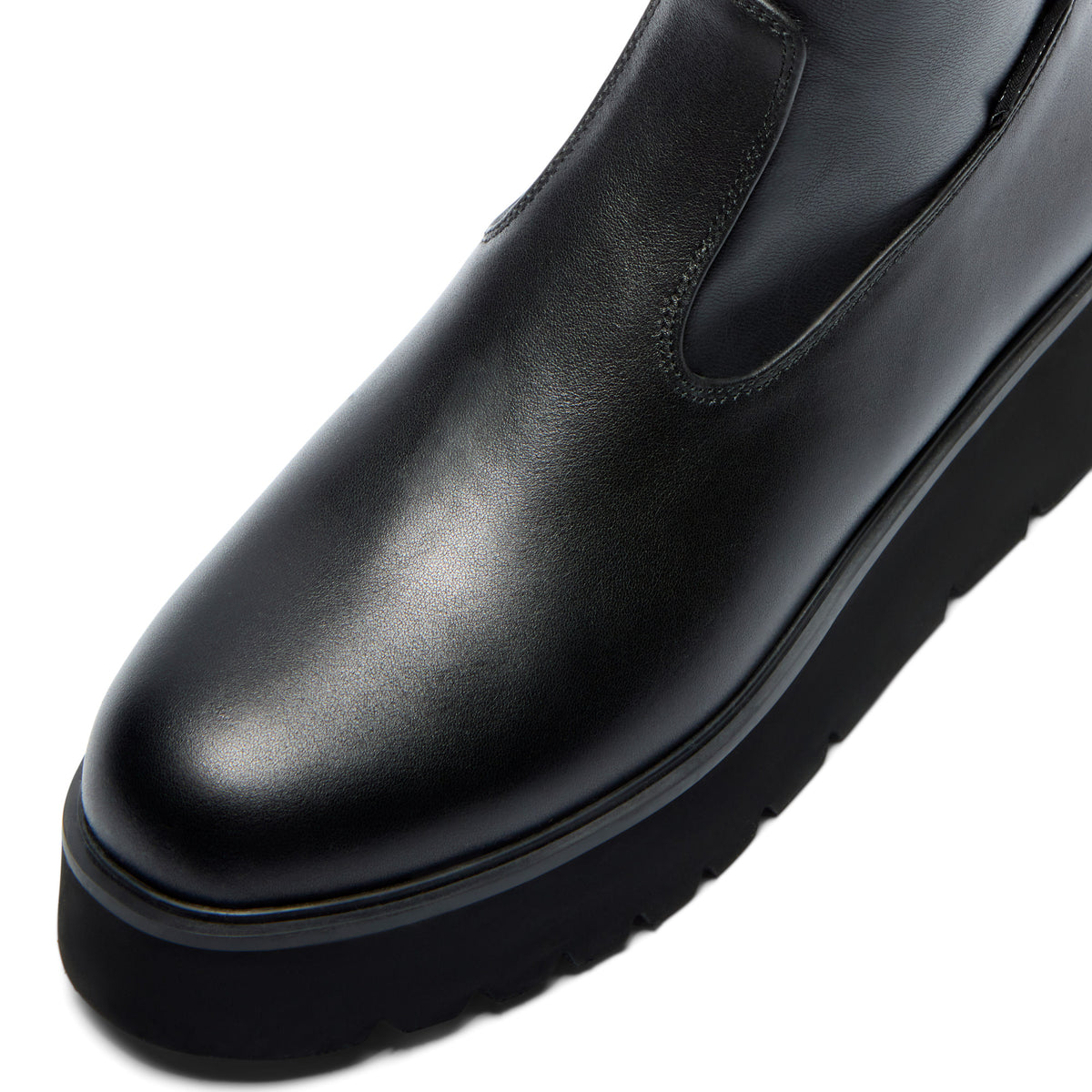 Fiorandi Black Leather Knee High Boots