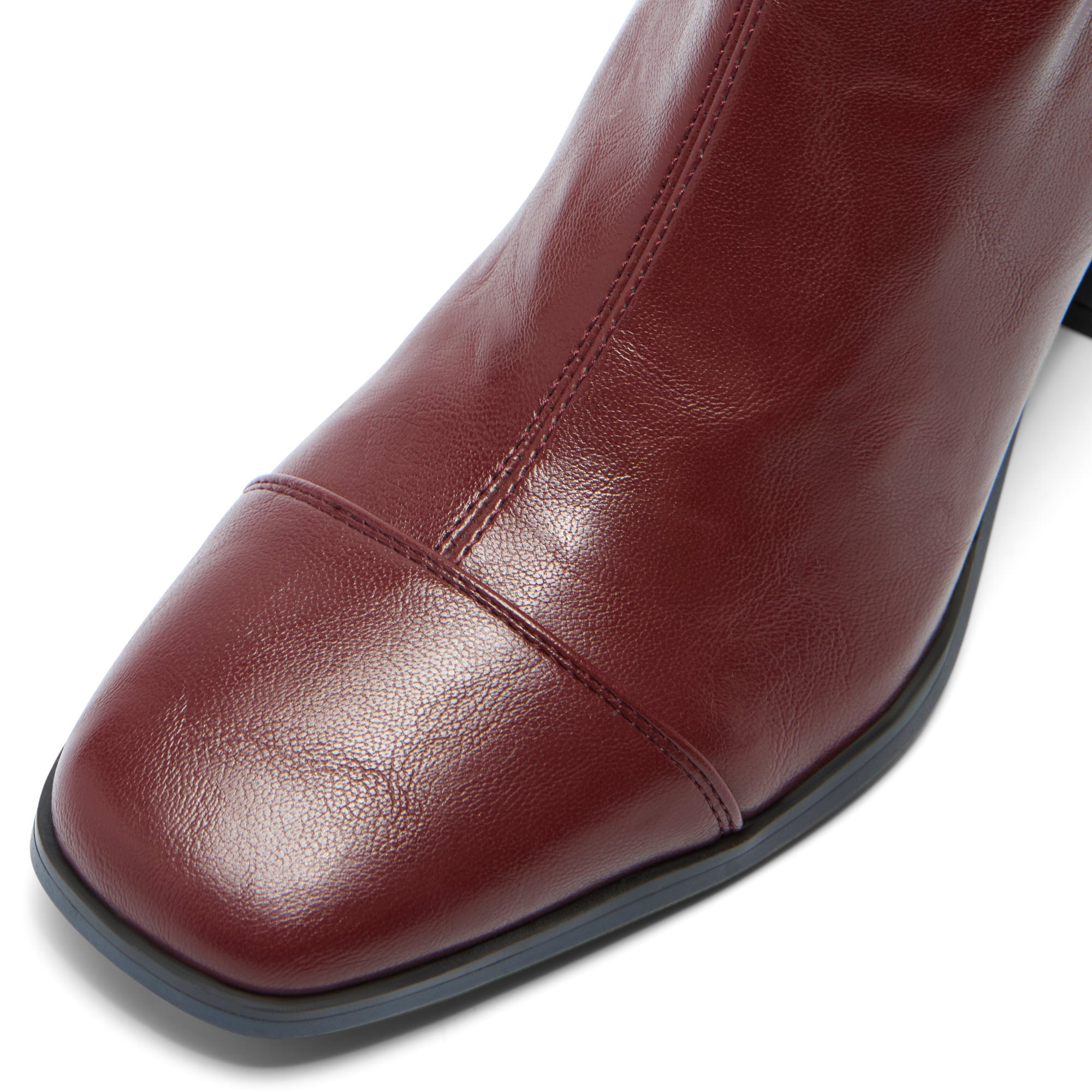 Valeroso Red Leather Ankle Boot