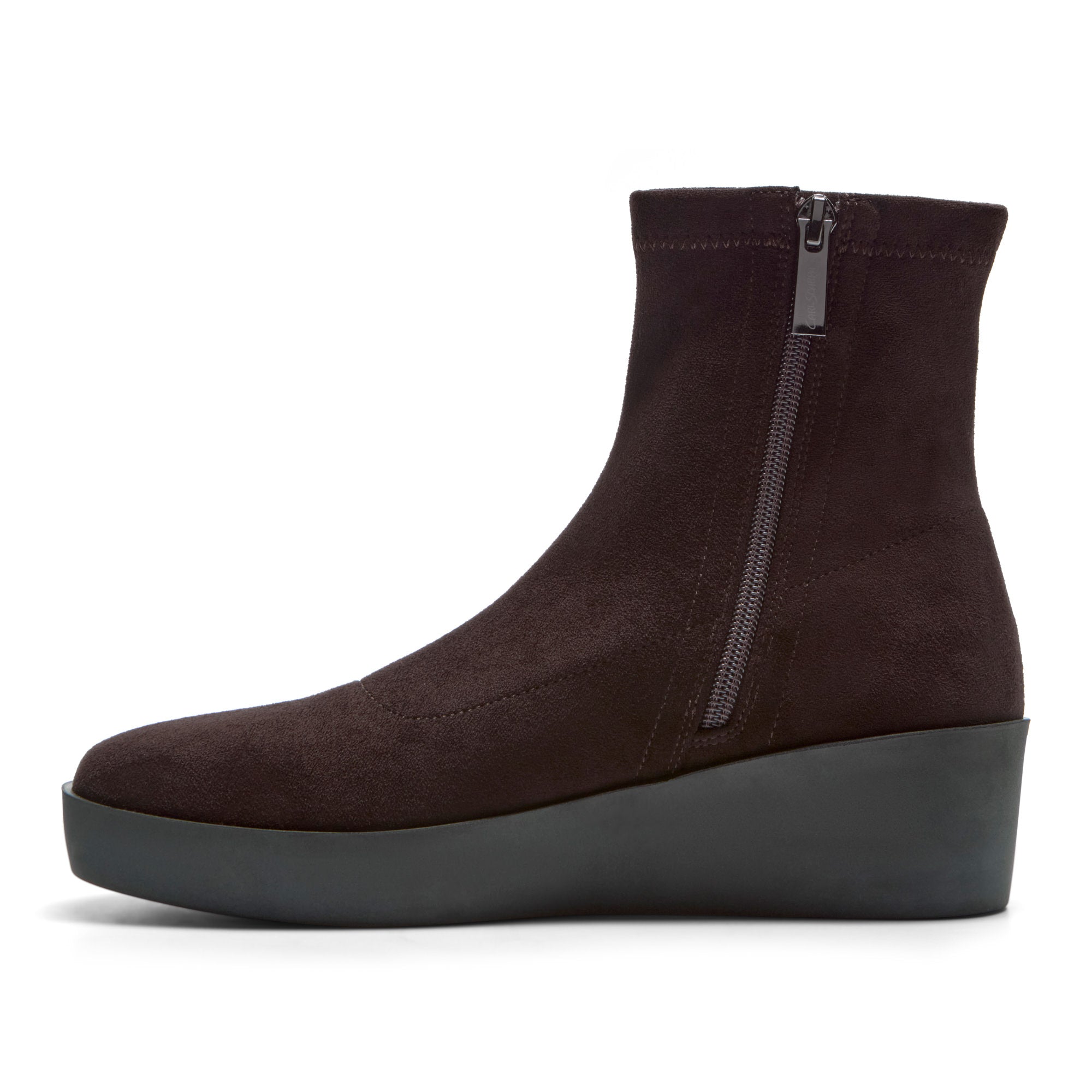 Roselina Brown Suede Ankle Boot
