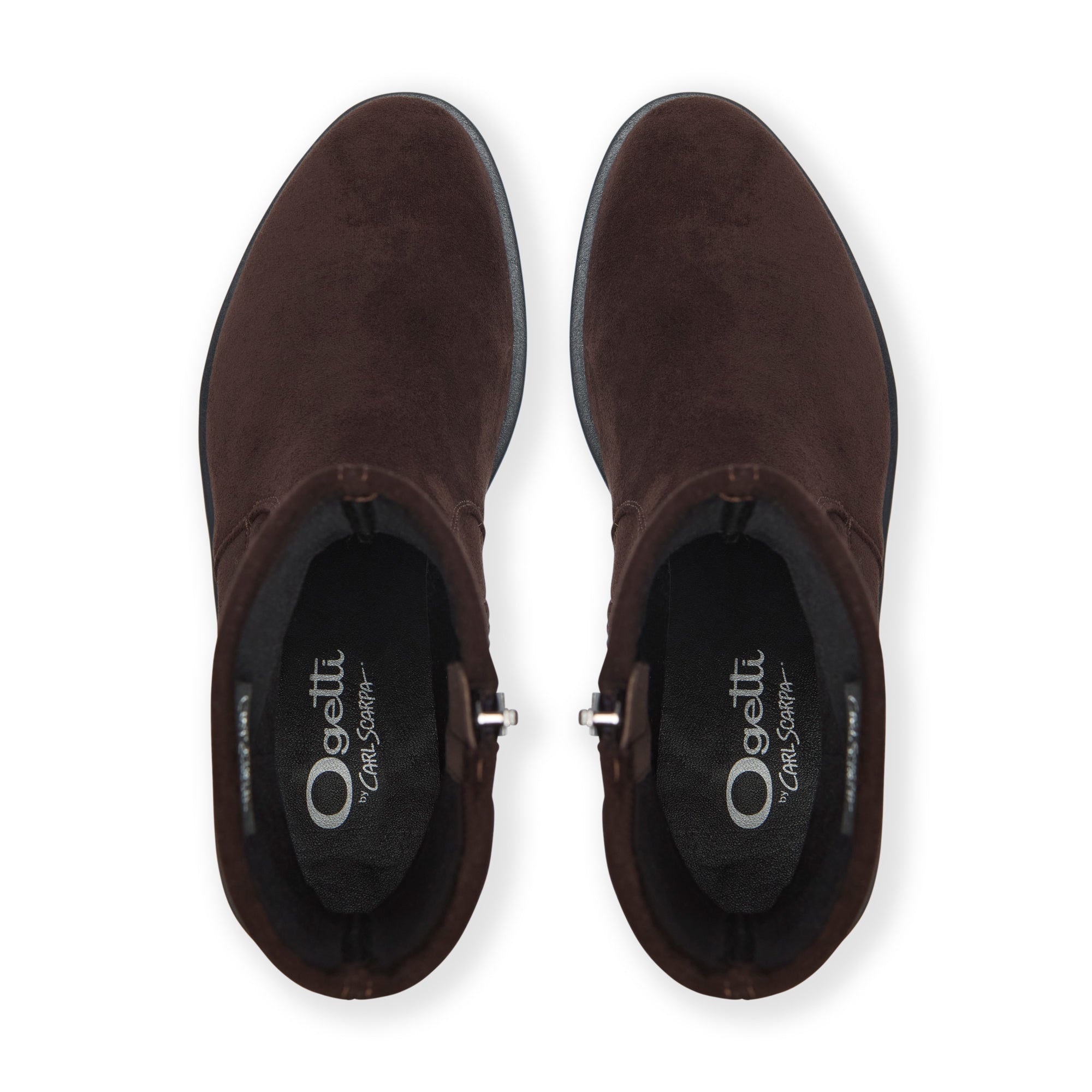 Corelina Brown Faux Suede Ankle Boot