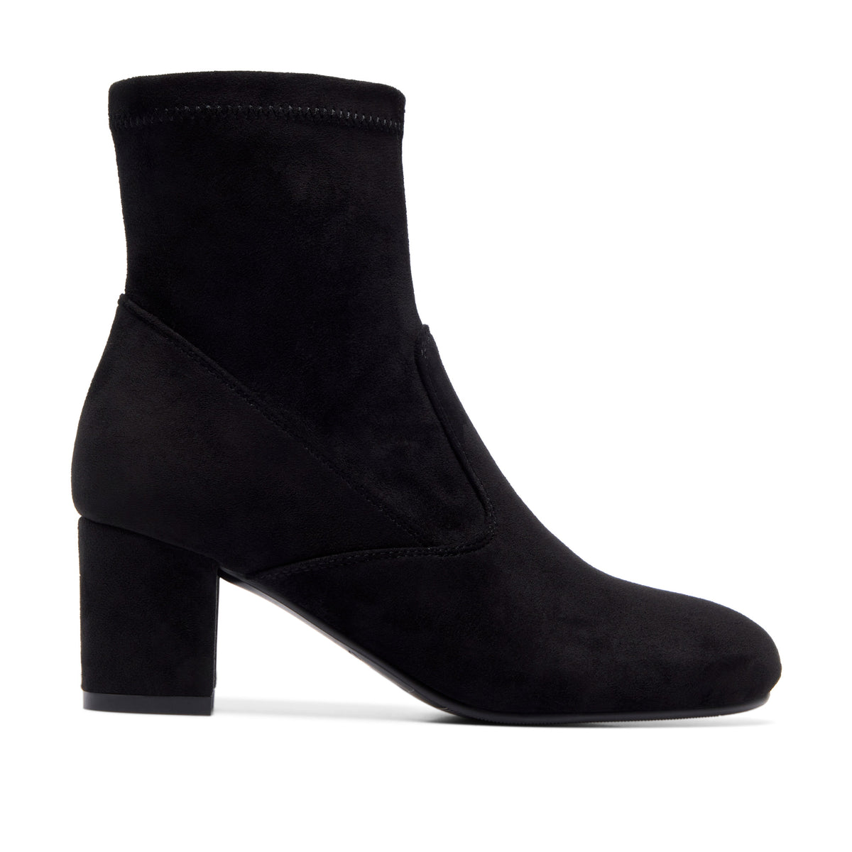 Lunessa Black Suede Ankle Boot