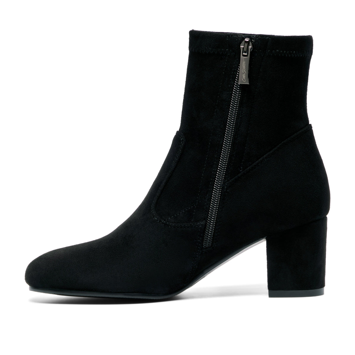 Lunessa Black Suede Ankle Boot