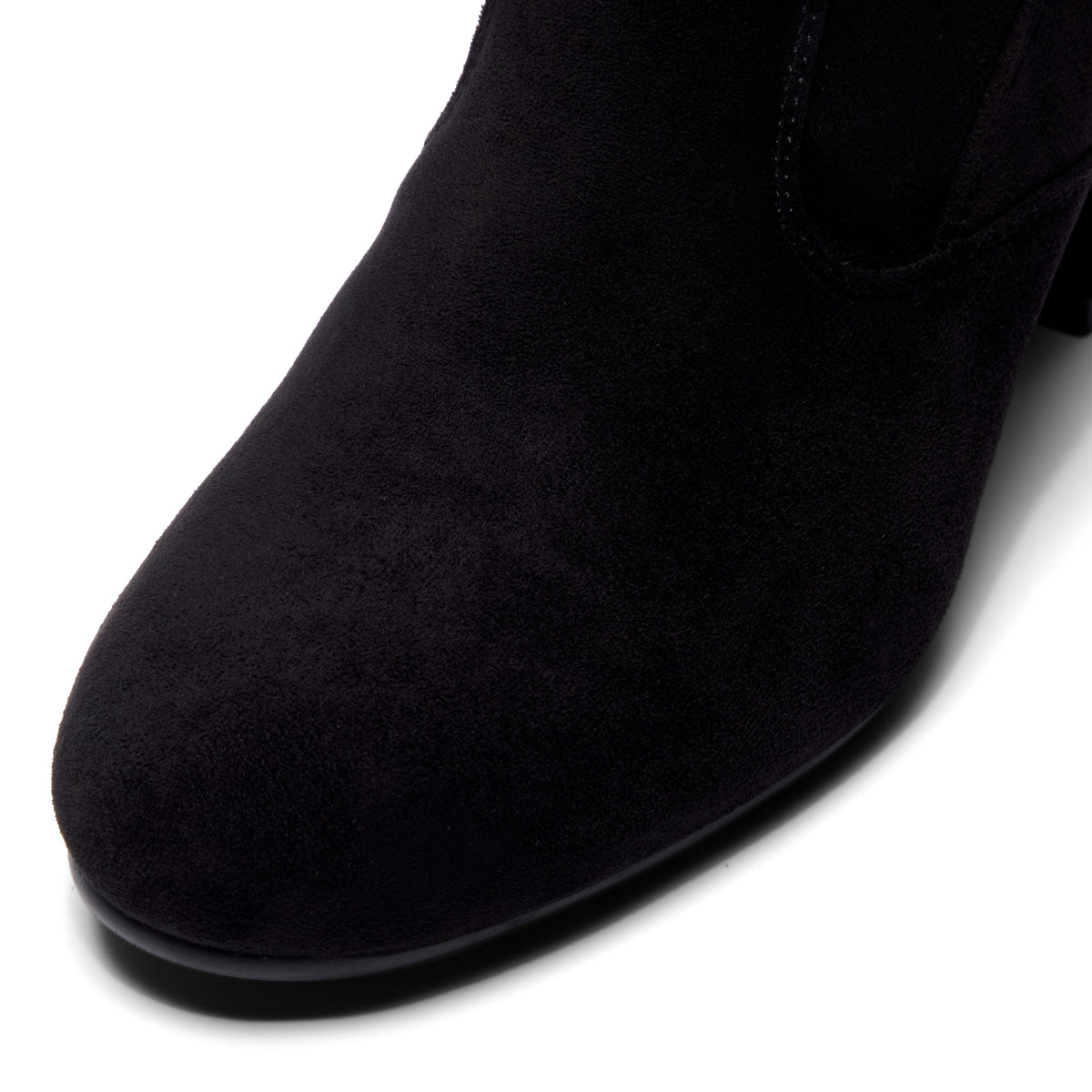 Lunessa Black Suede Ankle Boot