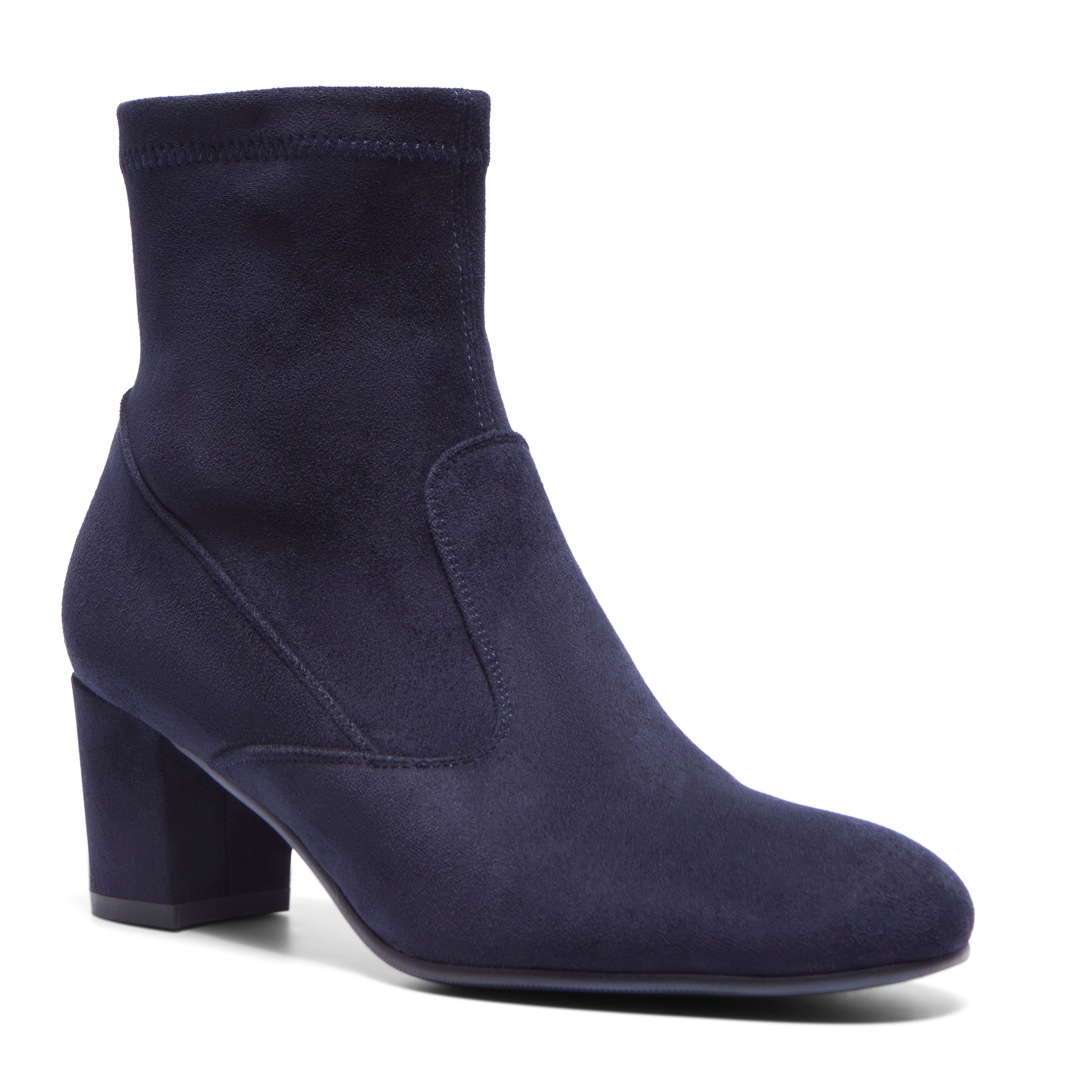 Lunessa Navy Suede Ankle Boot