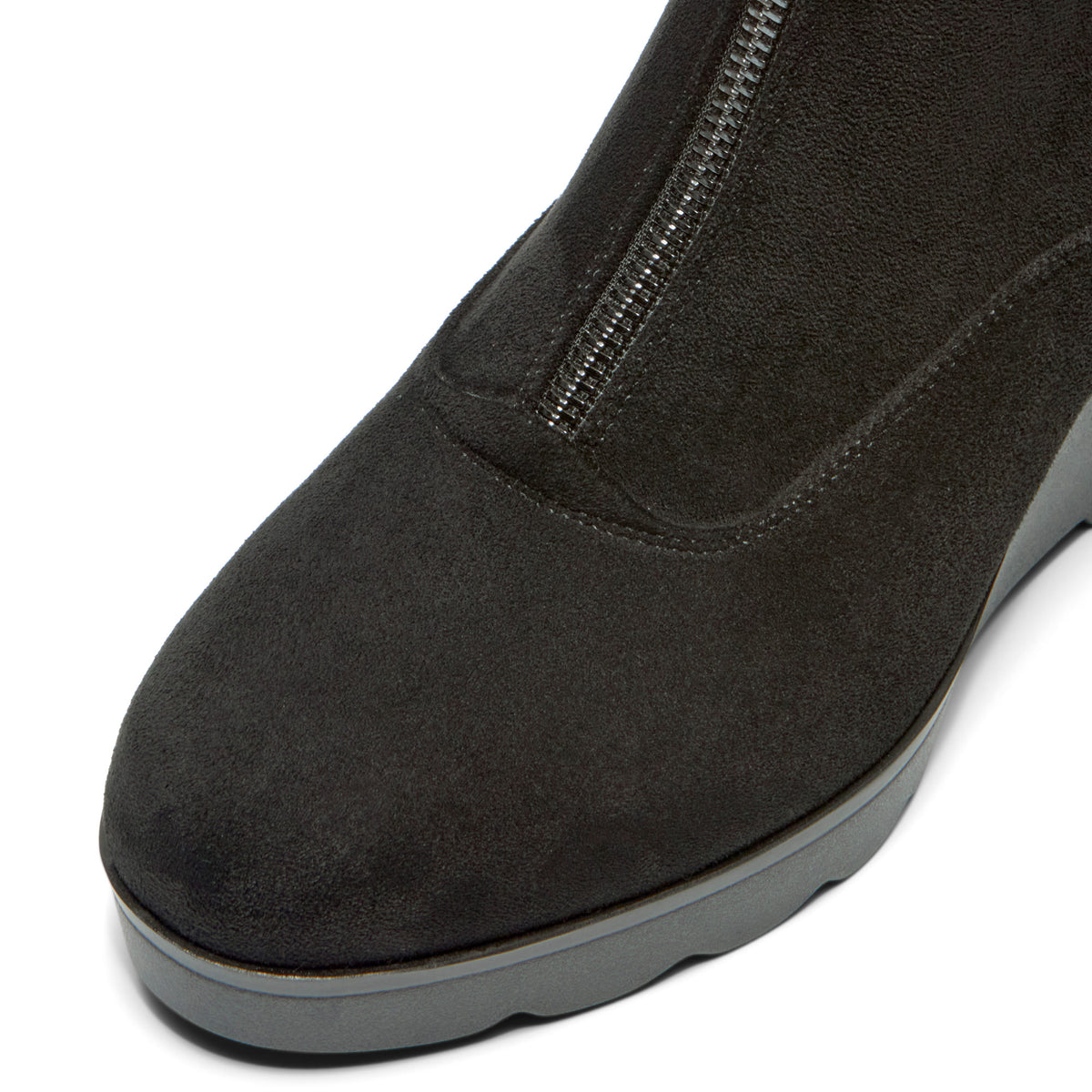 Dantorio Black Suede Ankle Boot