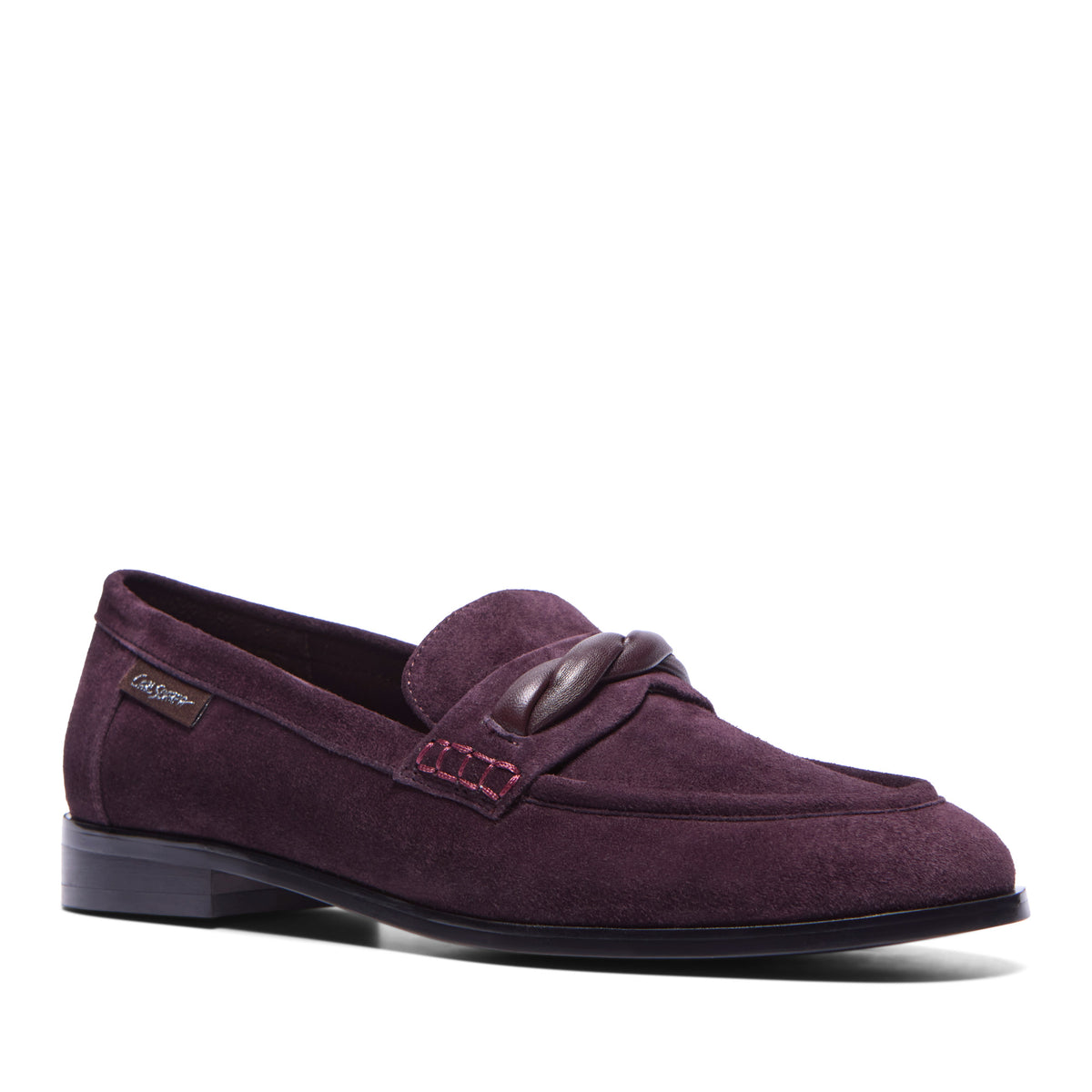 Faustinia Purple Suede Loafer