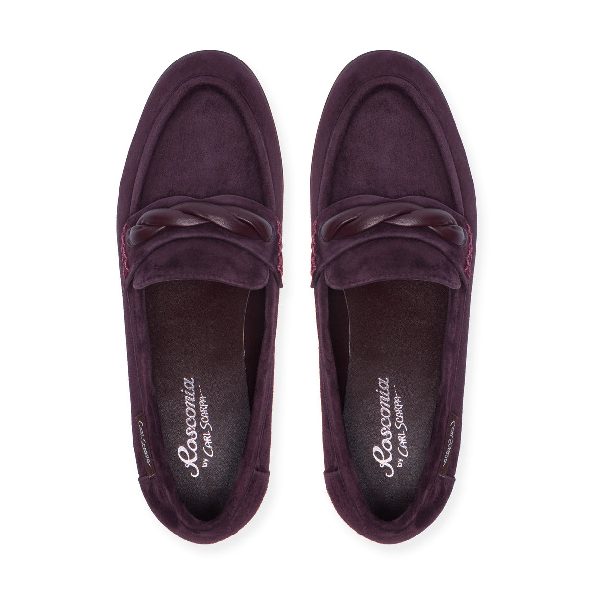 Faustinia Purple Suede Loafer
