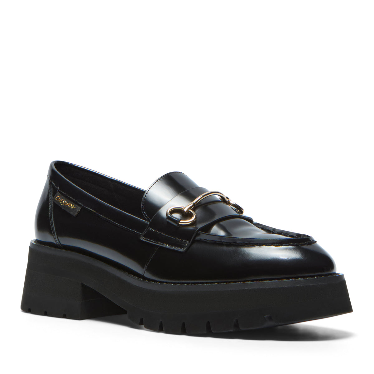 Maristella Black Patent Leather Loafer