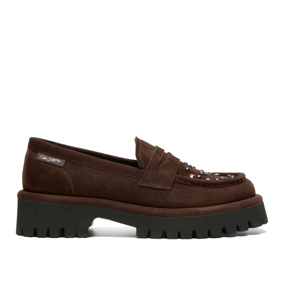 Bellatrix Brown Suede Chunky Loafer