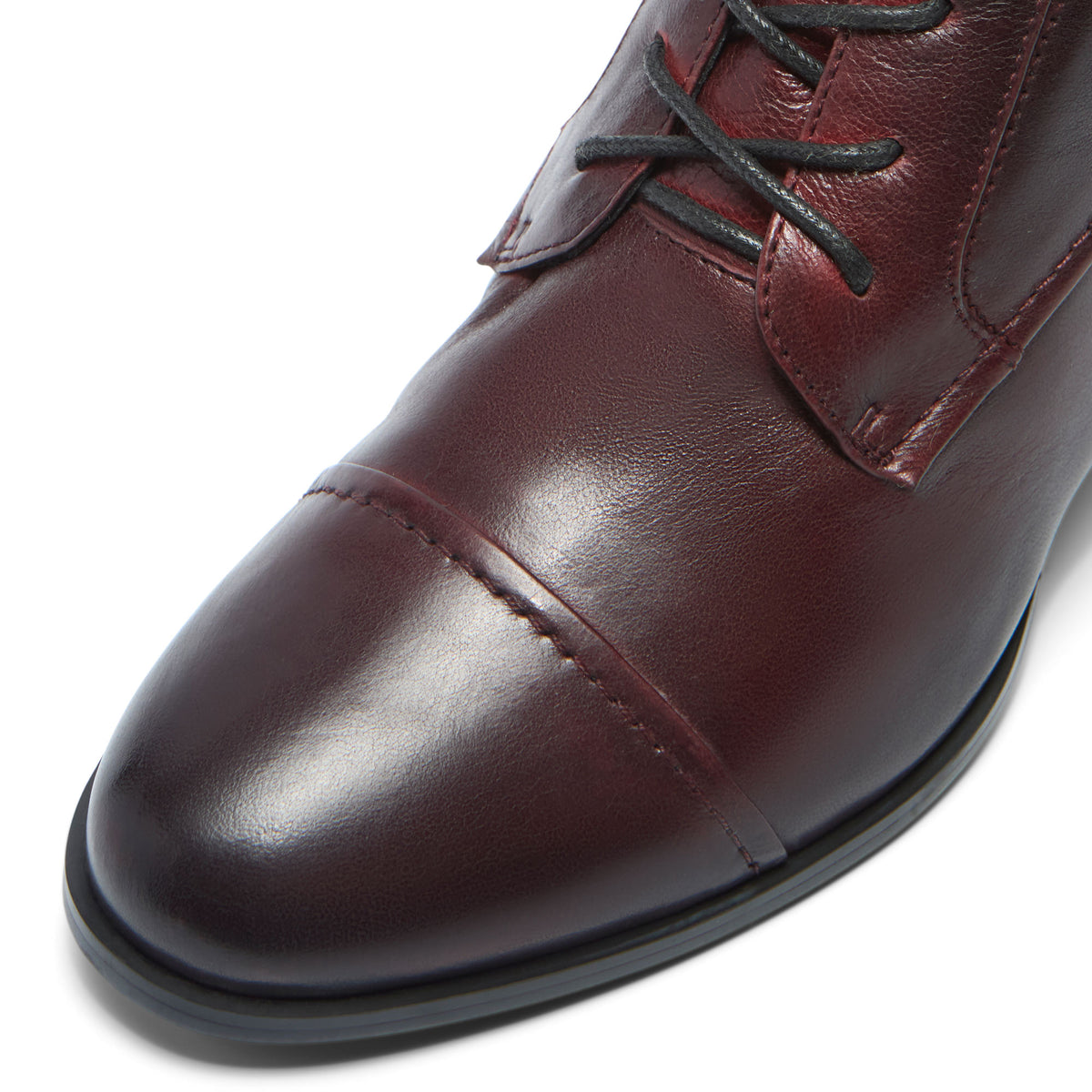Marielle Bordo Leather Ankle Boot