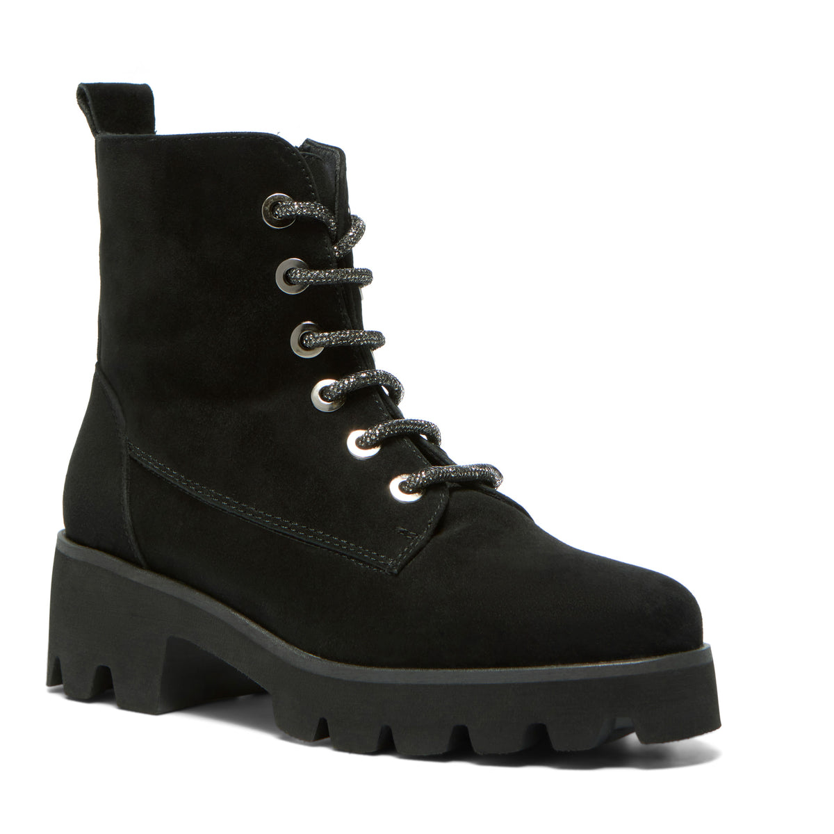 Tirsa Black Suede Ankle Boot