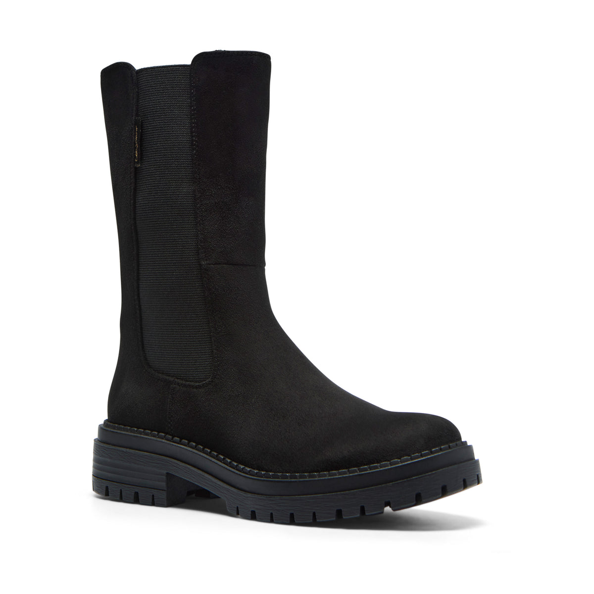 Eudora Black Suede Ankle Boot