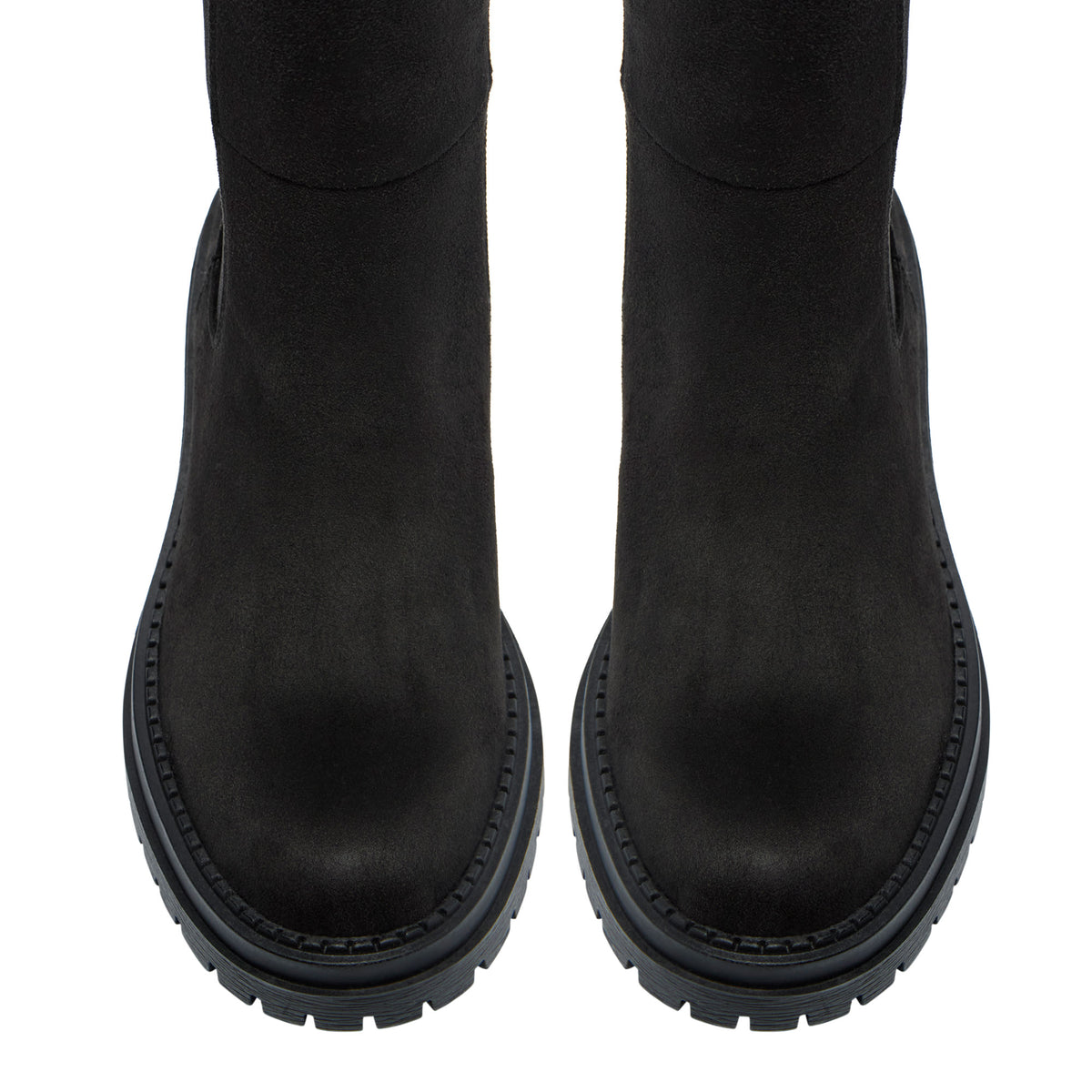 Eudora Black Suede Ankle Boot