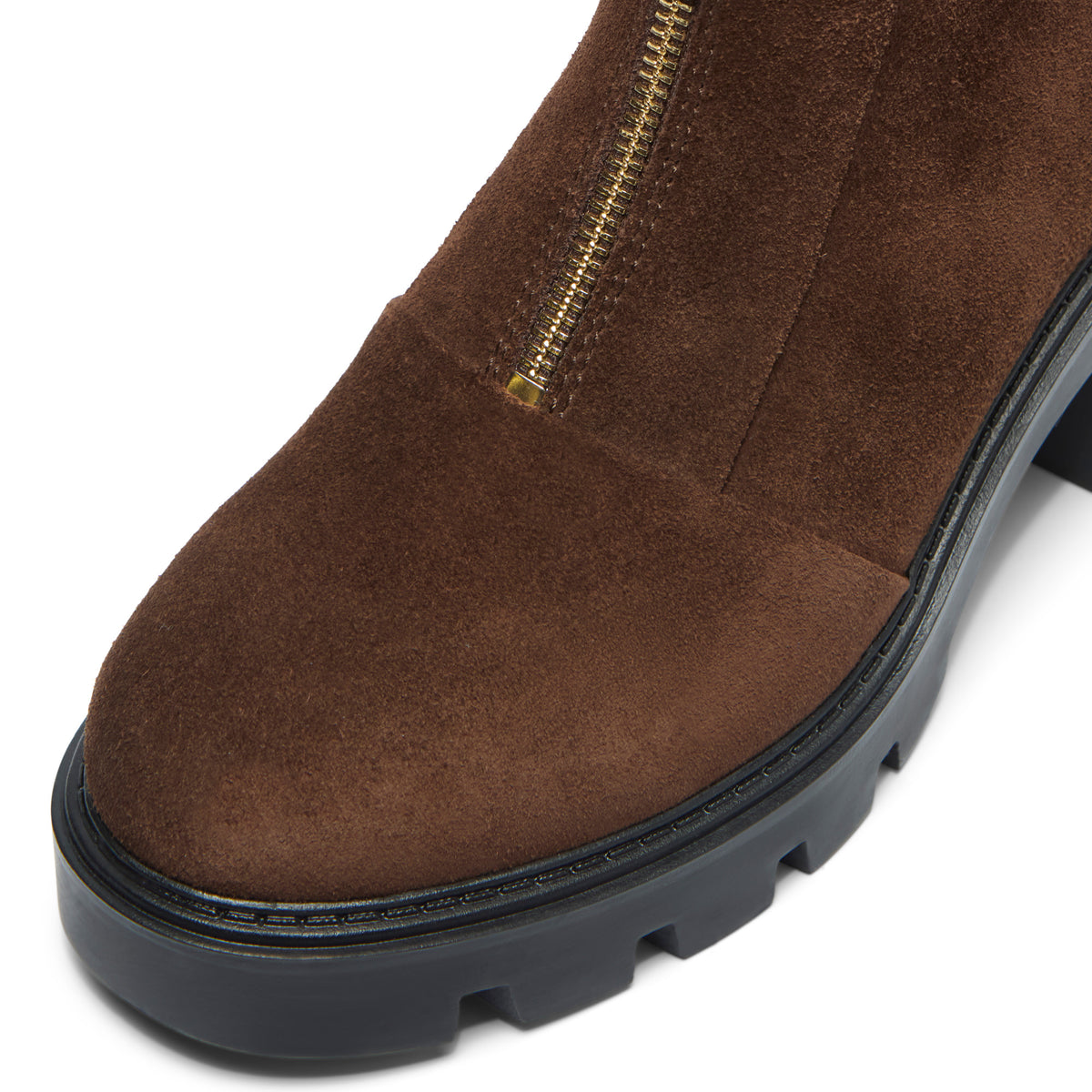 Romilda Brown Suede Ankle Boot
