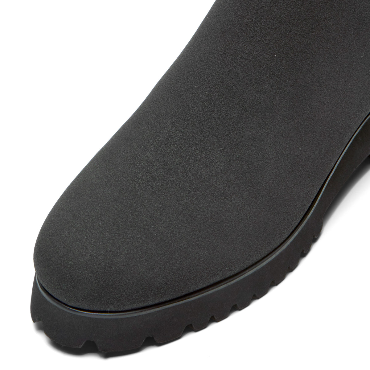Valentia Black Suede Ankle Boot