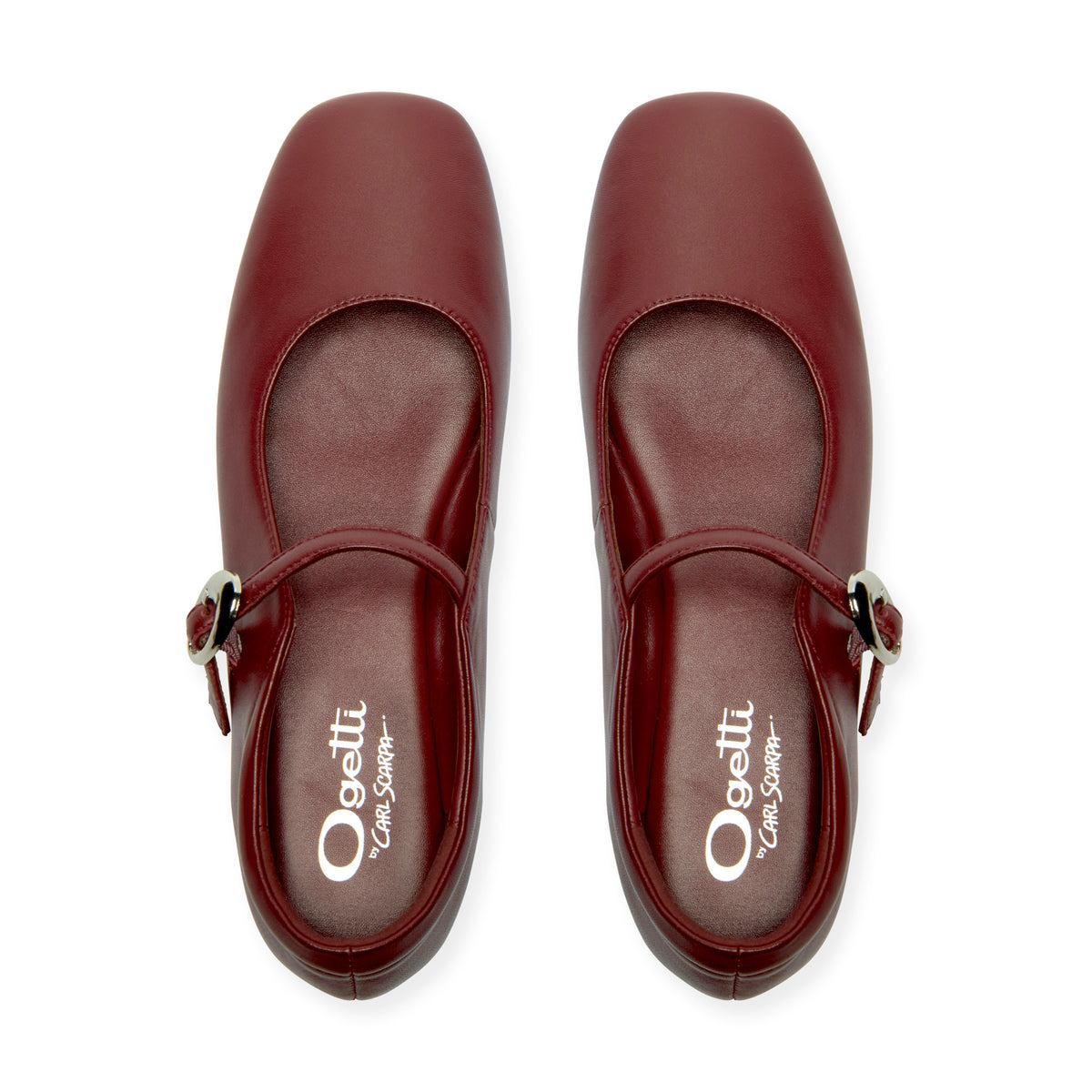 Calanthea Bordo Leather Mary Jane