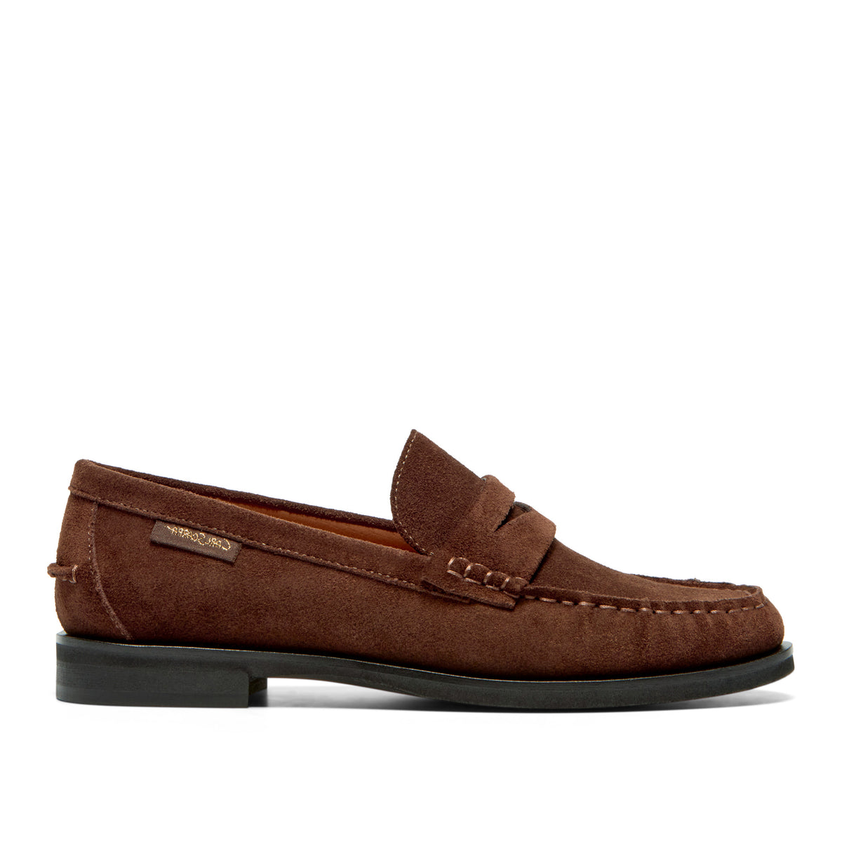 Carissa Brown Suede Loafer