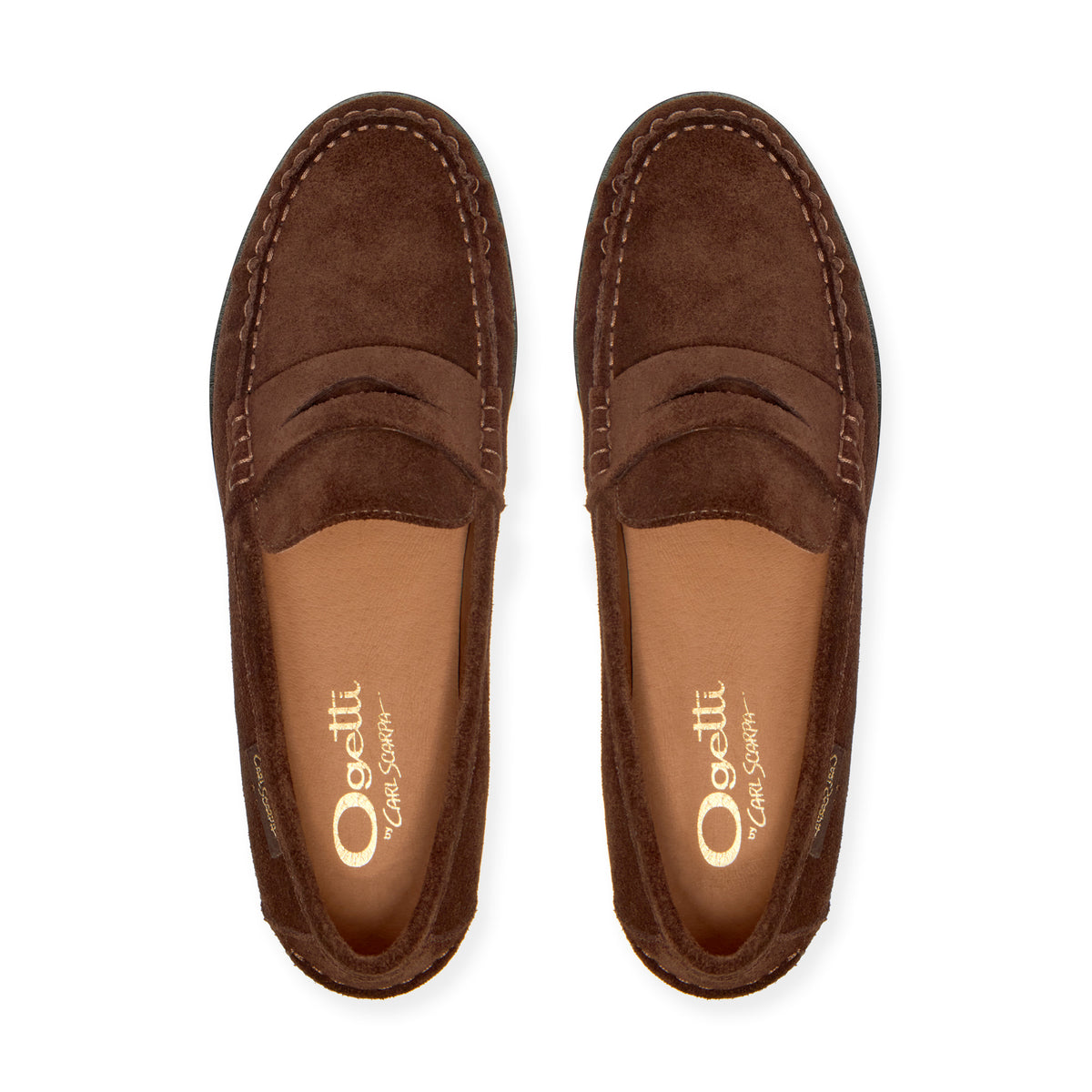 Carissa Brown Suede Loafer