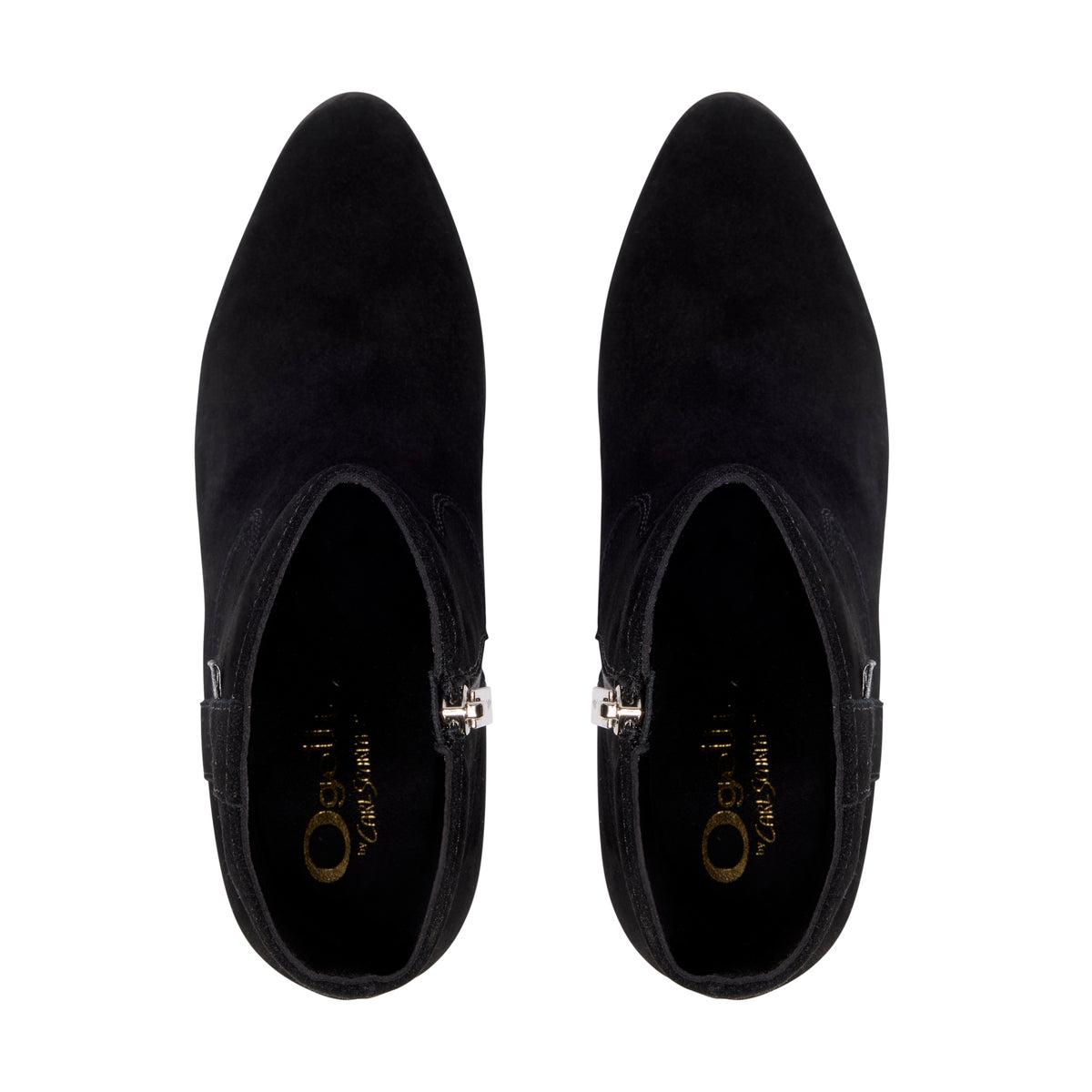 Iveria Black Suede Ankle Boot