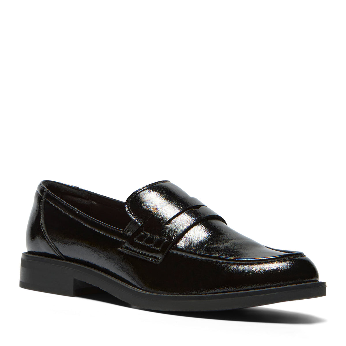 Marisse Black Patent Leather Loafer