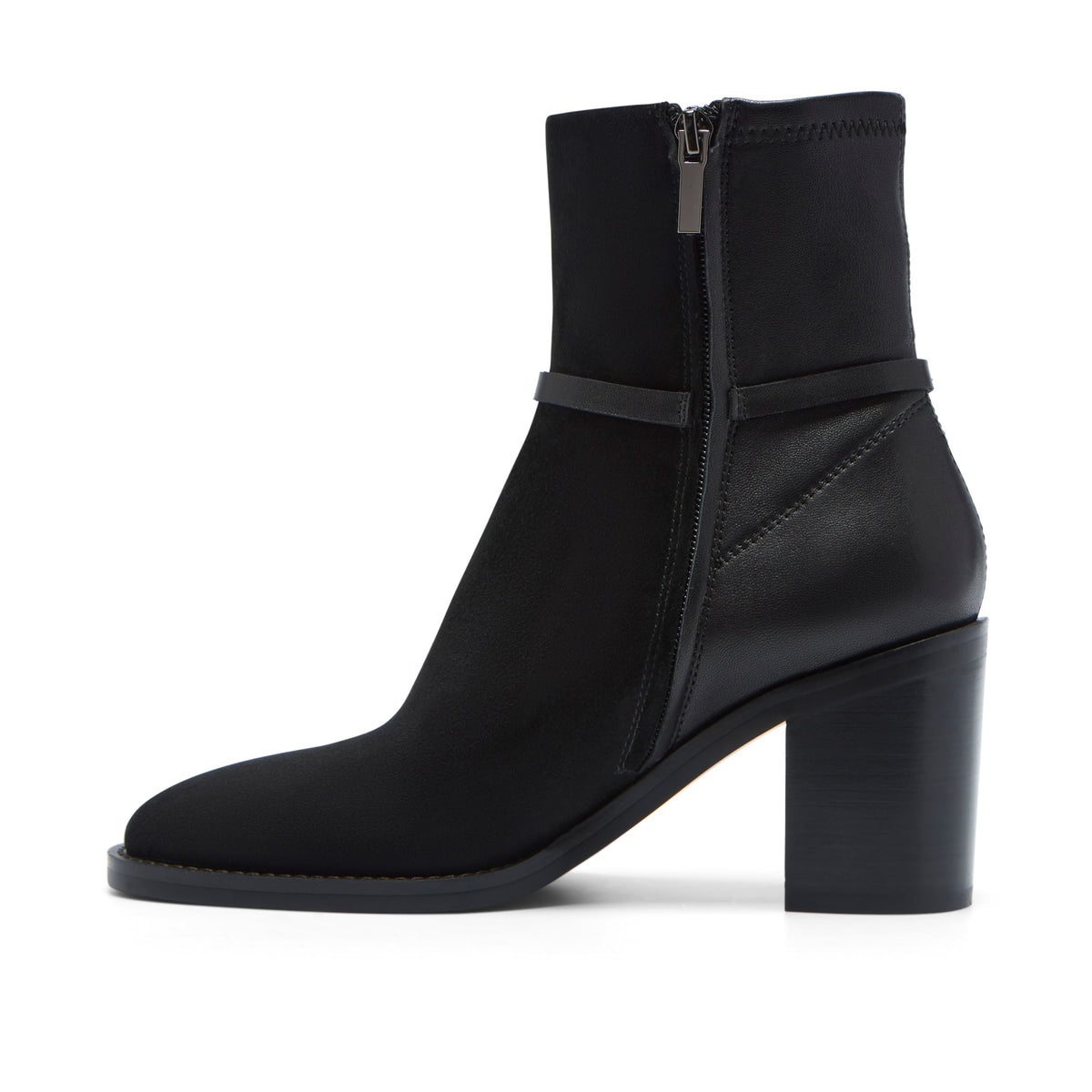 Pradalago Black Suede Ankle Boot