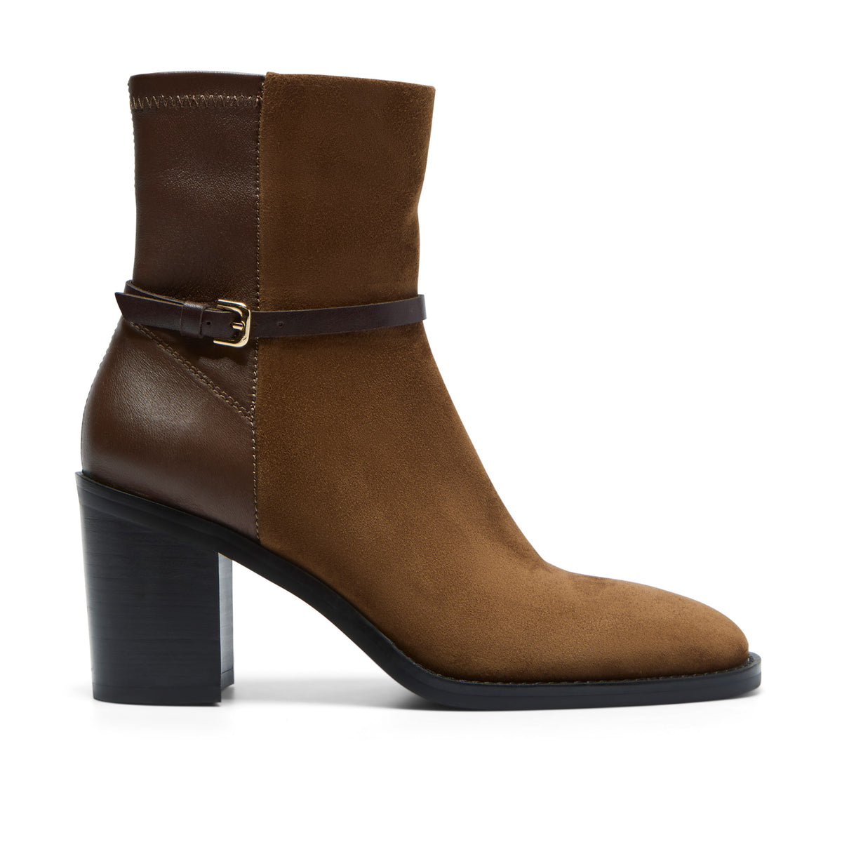 Pradalago Tan Suede Ankle Boot