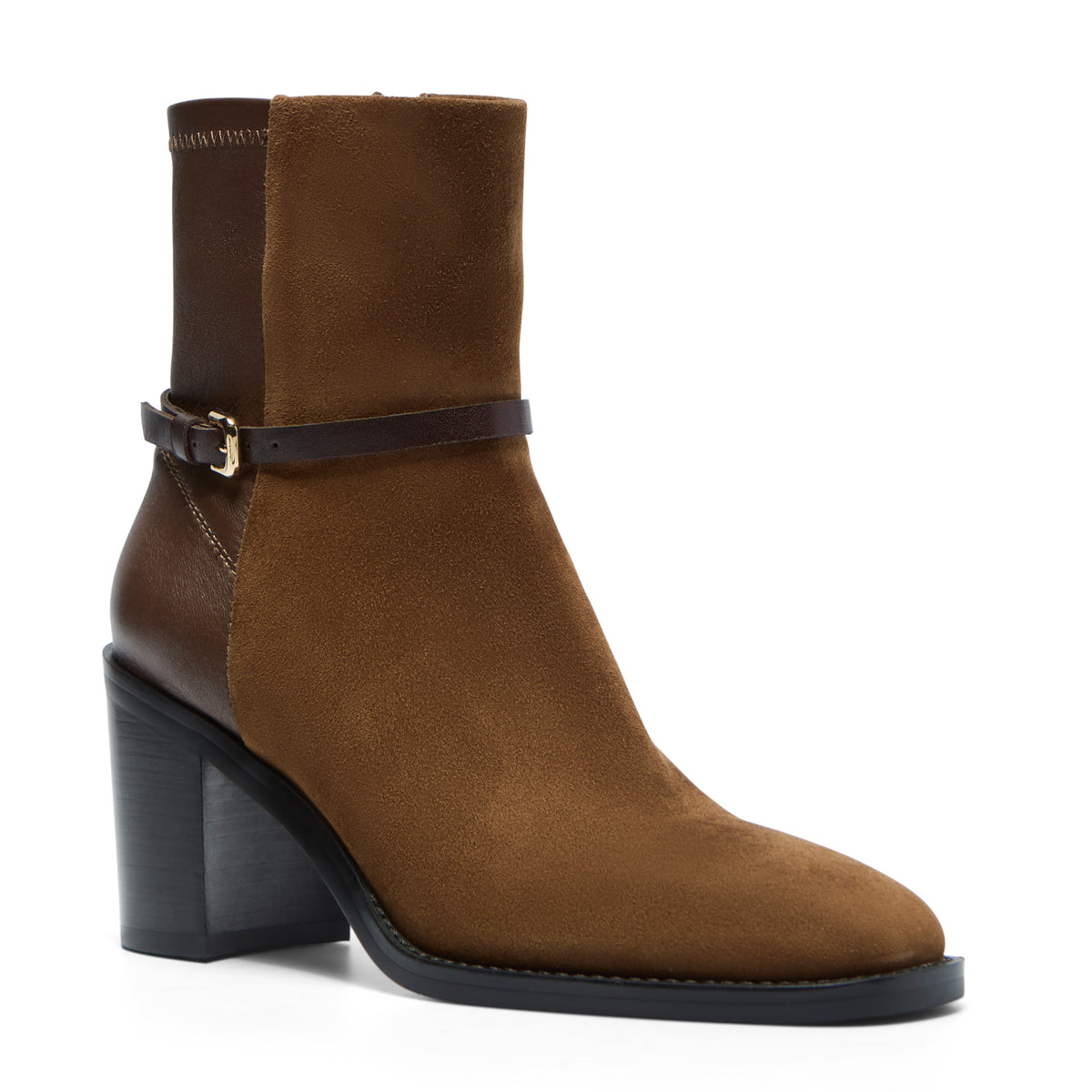 Pradalago Tan Suede Ankle Boot