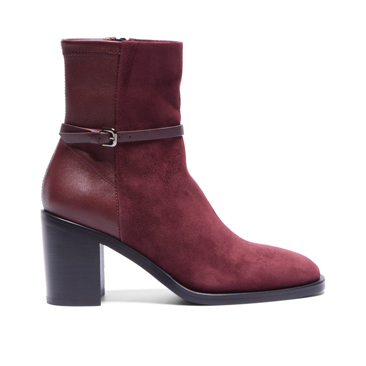 Pradalago Bordo Suede Ankle Boot