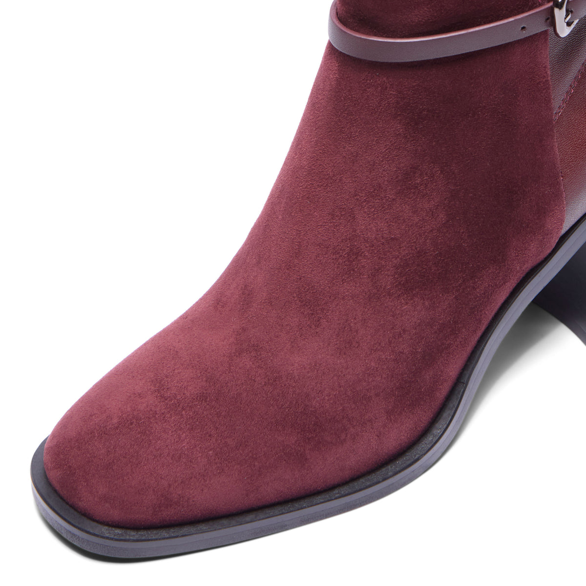 Pradalago Bordo Suede Ankle Boot