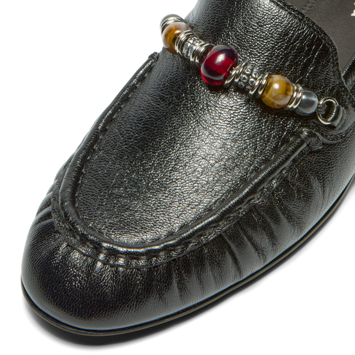 Magno Black Leather Loafer