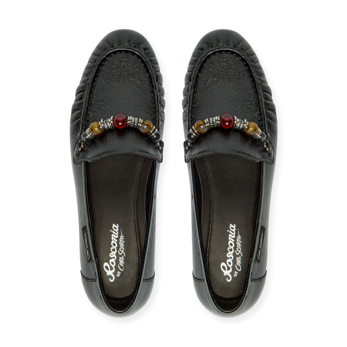Magno Black Leather Loafer
