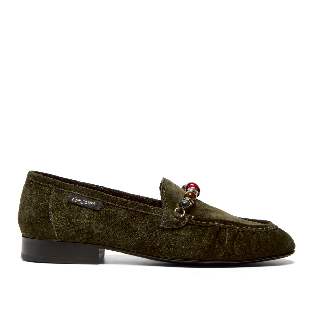 Magno Green Suede Loafer