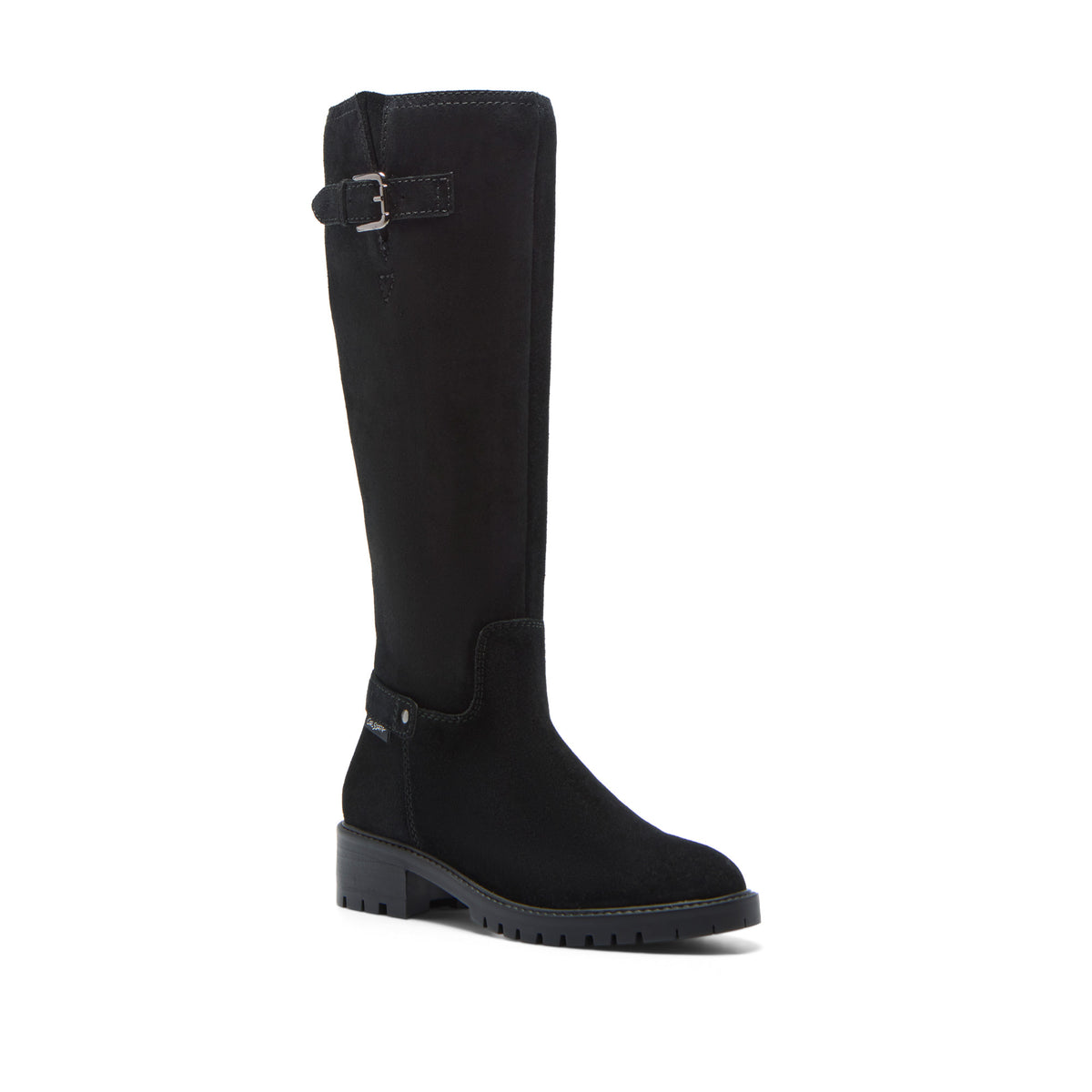 Ritzo Black Suede Knee High Boots
